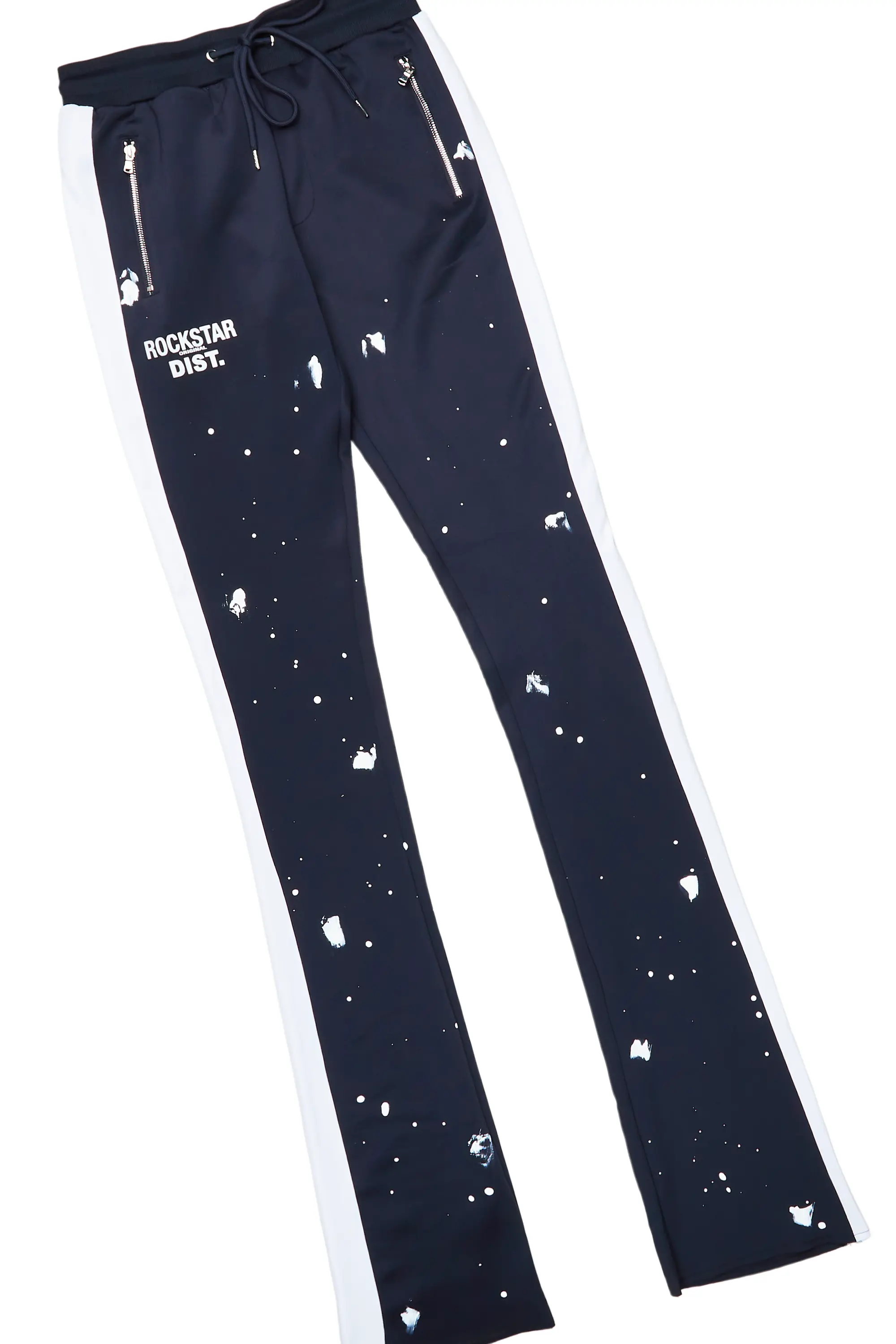 Raffer Navy Super Stacked Tricot Track Set - Image 4