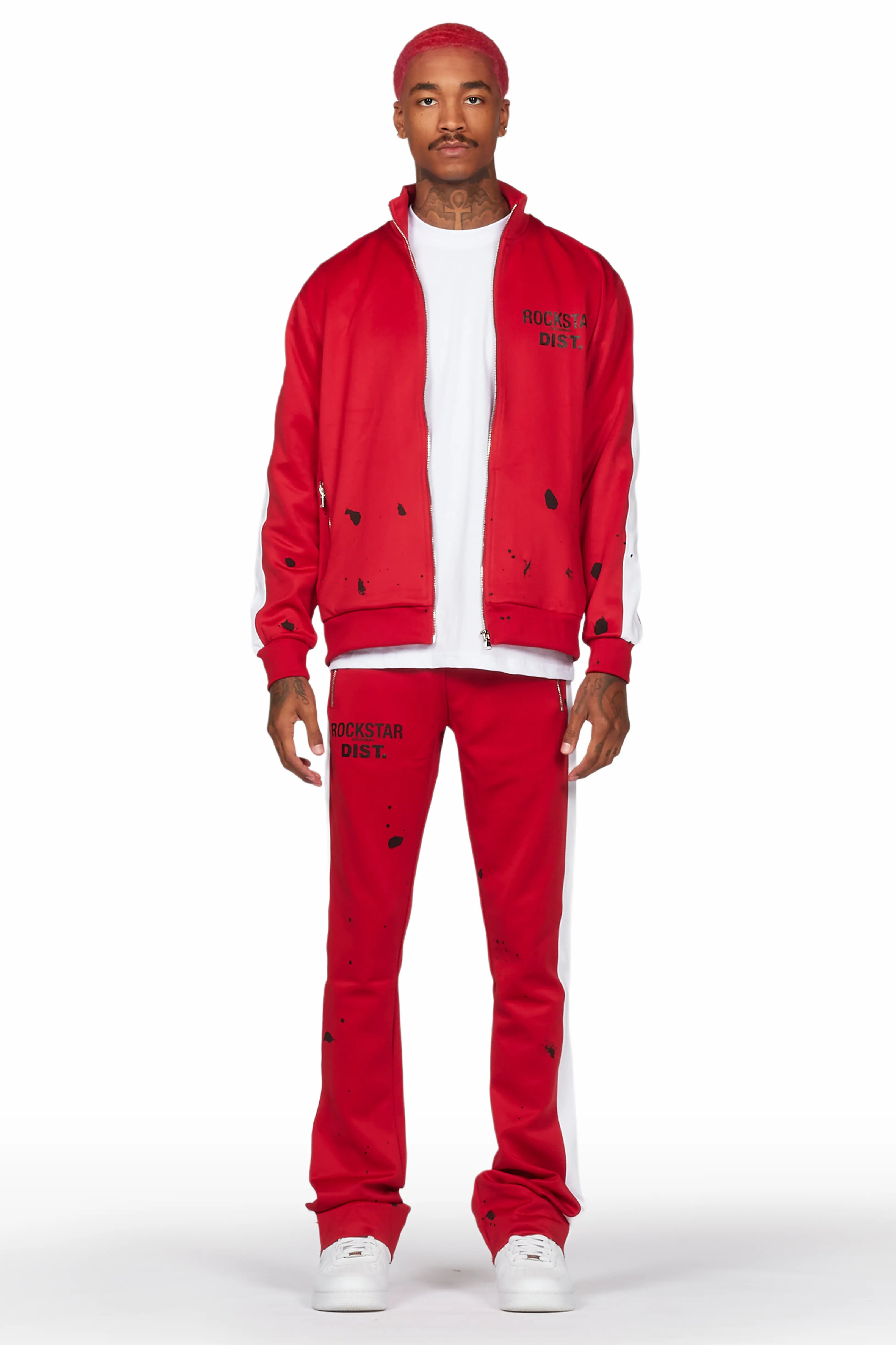 Raffer Red Super Stacked Tricot Track Set - Image 3