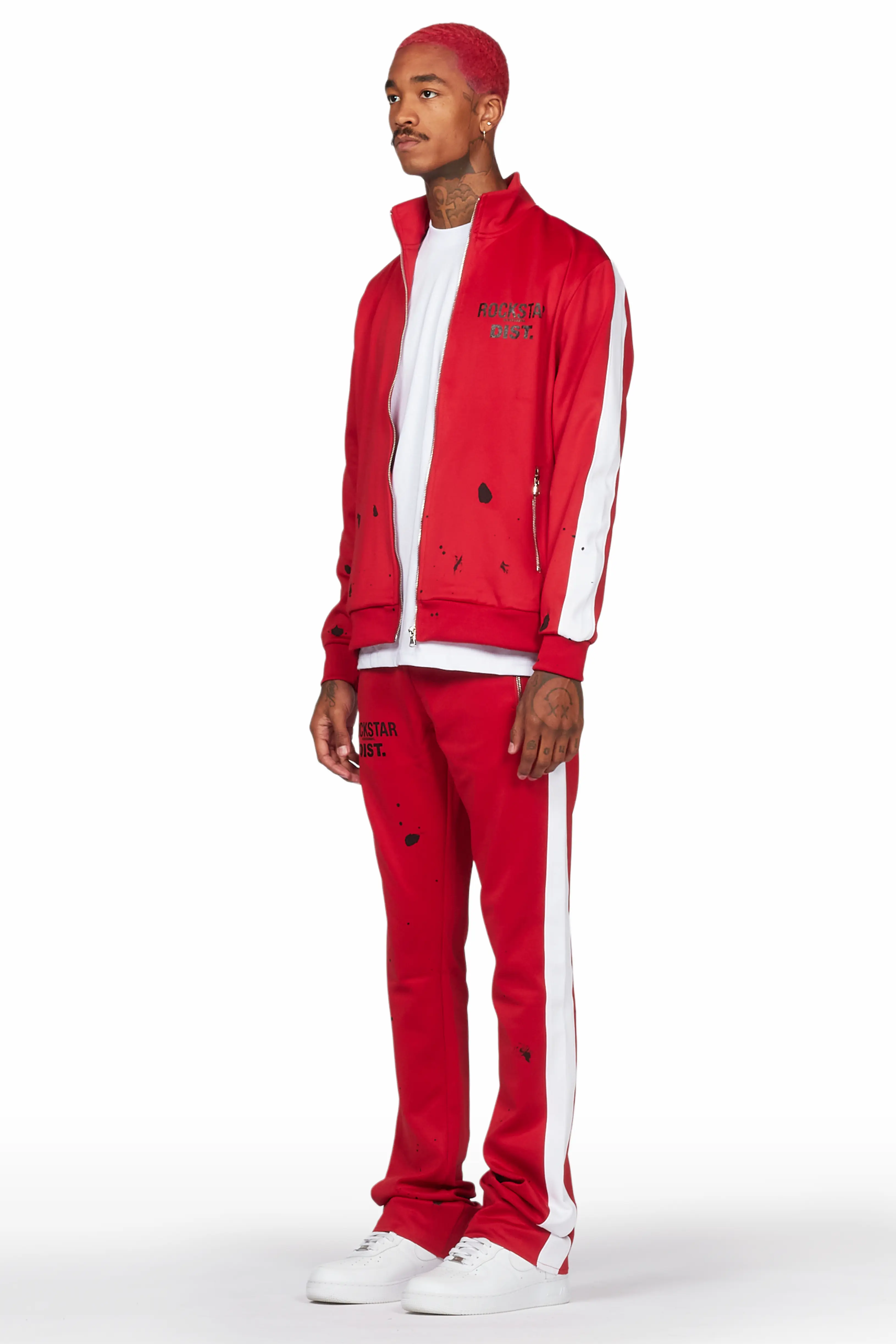 Raffer Red Super Stacked Tricot Track Set - Image 6