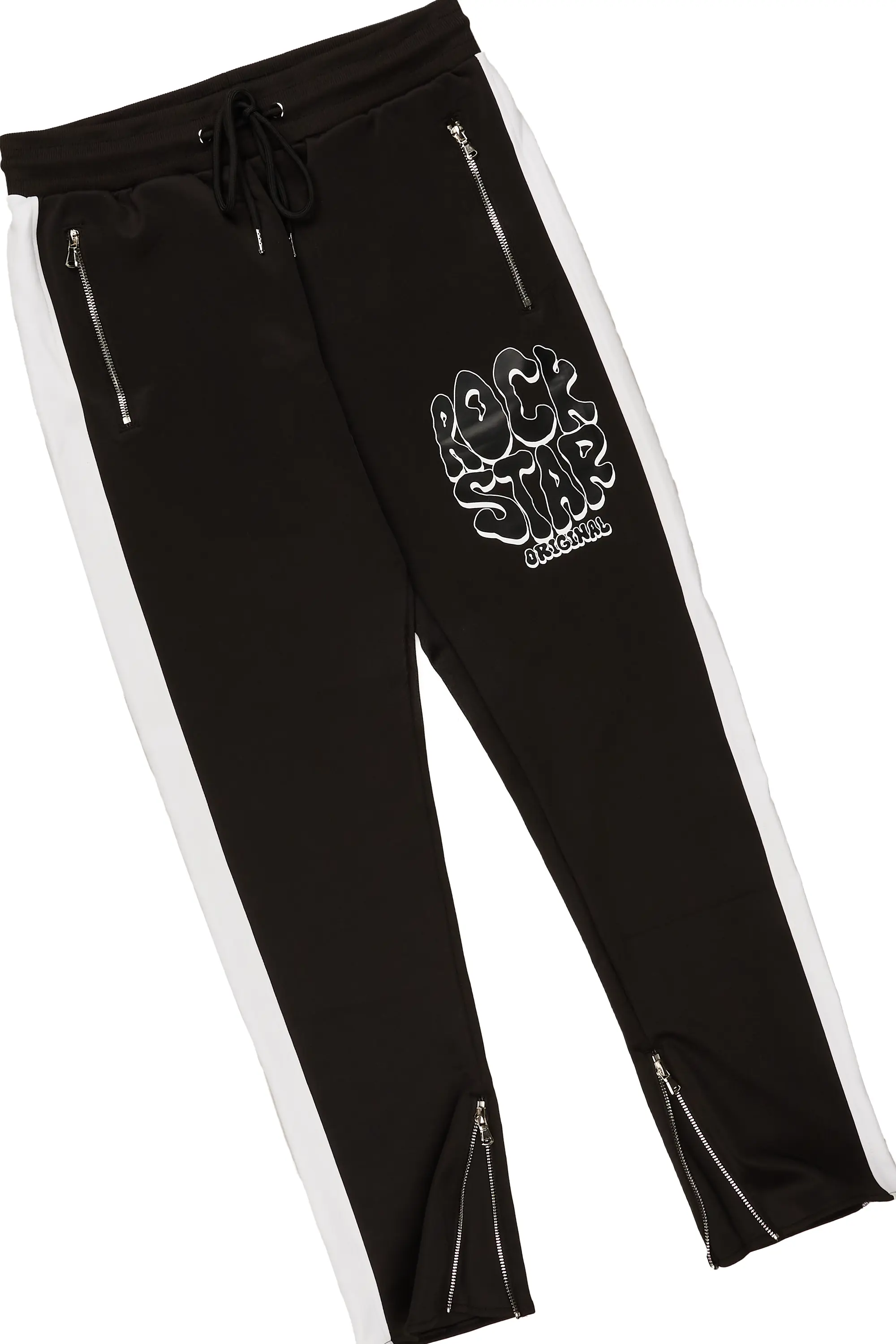Warblen Black Tricot Slim Fit Track Set - Image 7