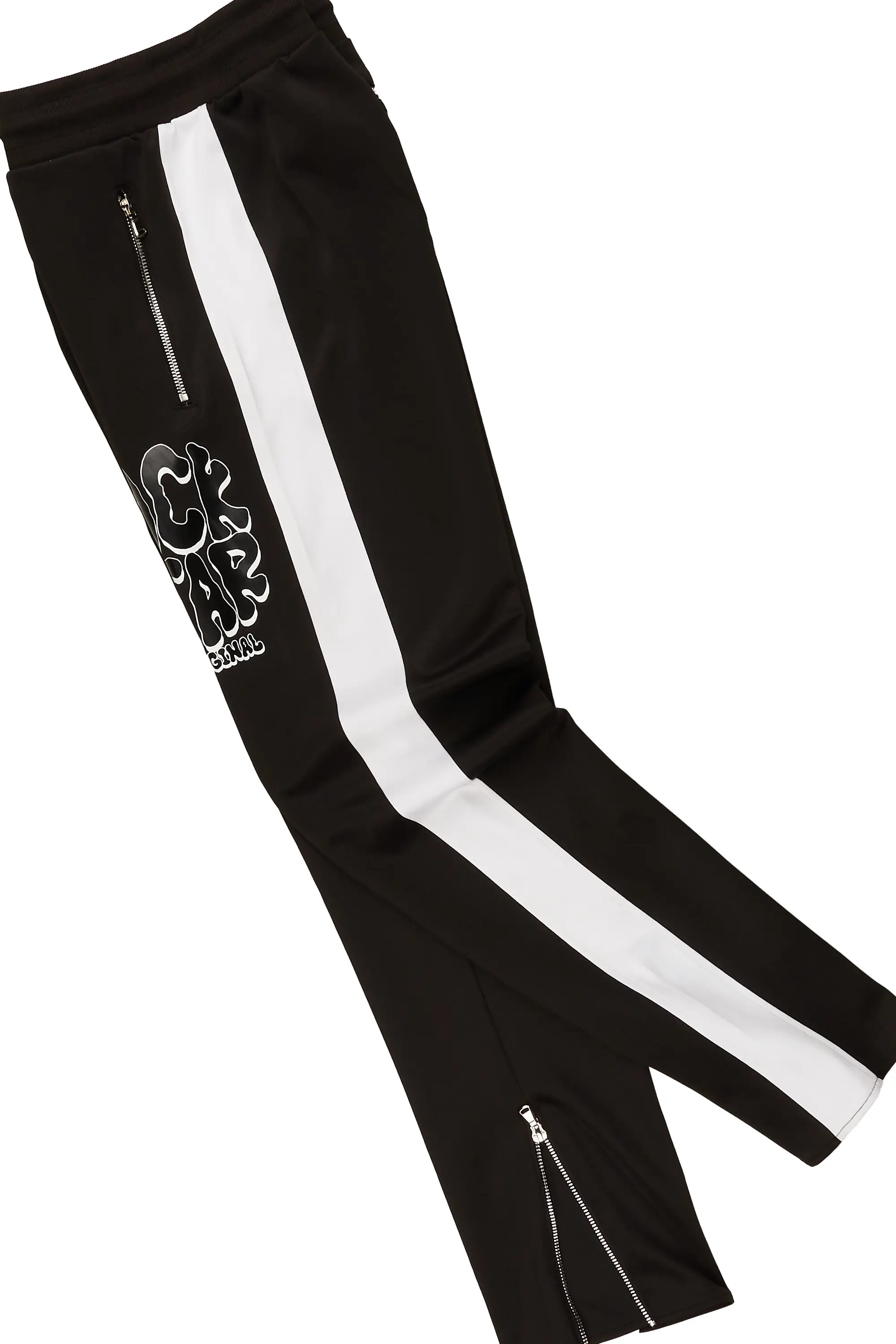 Warblen Black Tricot Slim Fit Track Set - Image 8