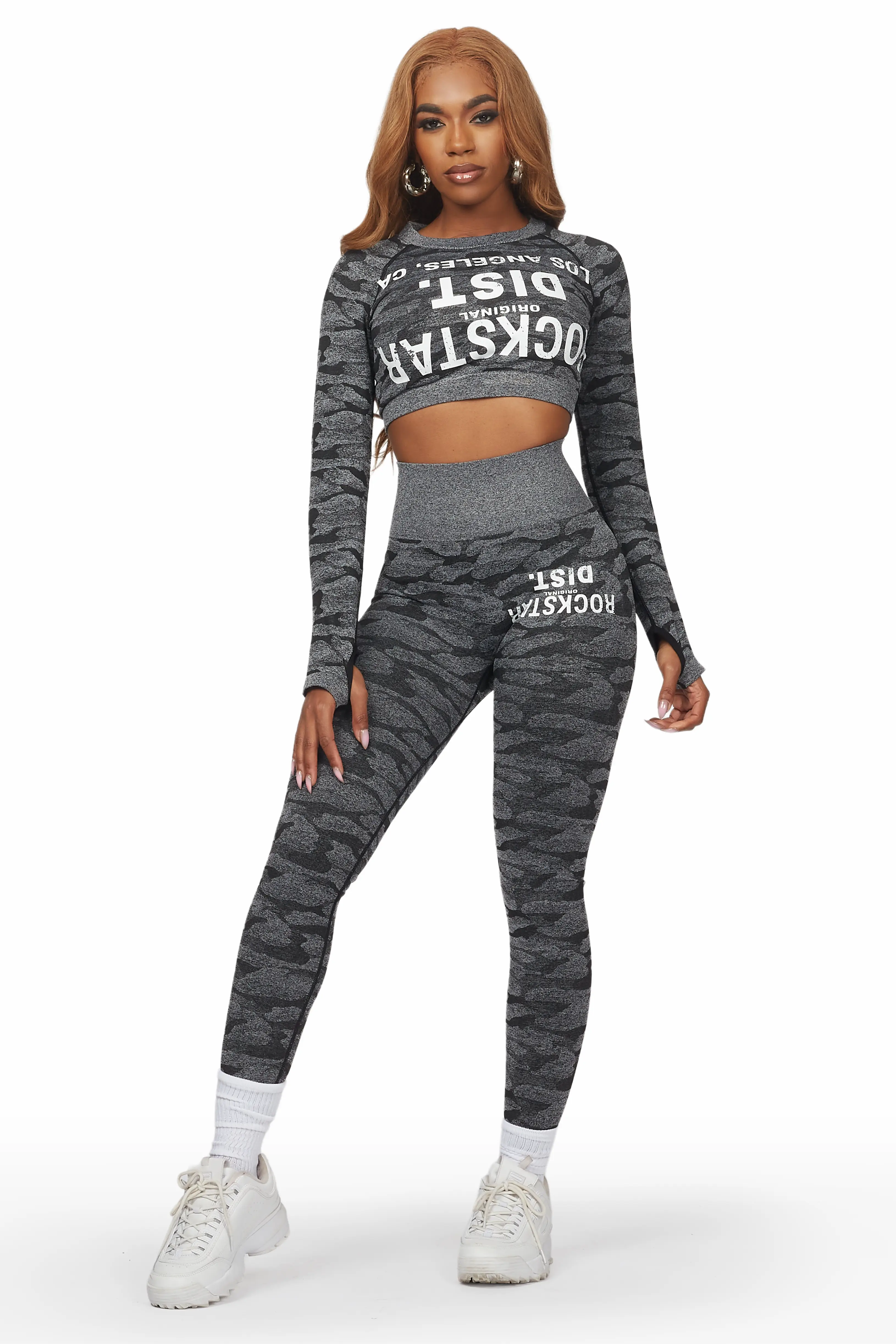 Sanaii Grey Camo Active Set - Image 2