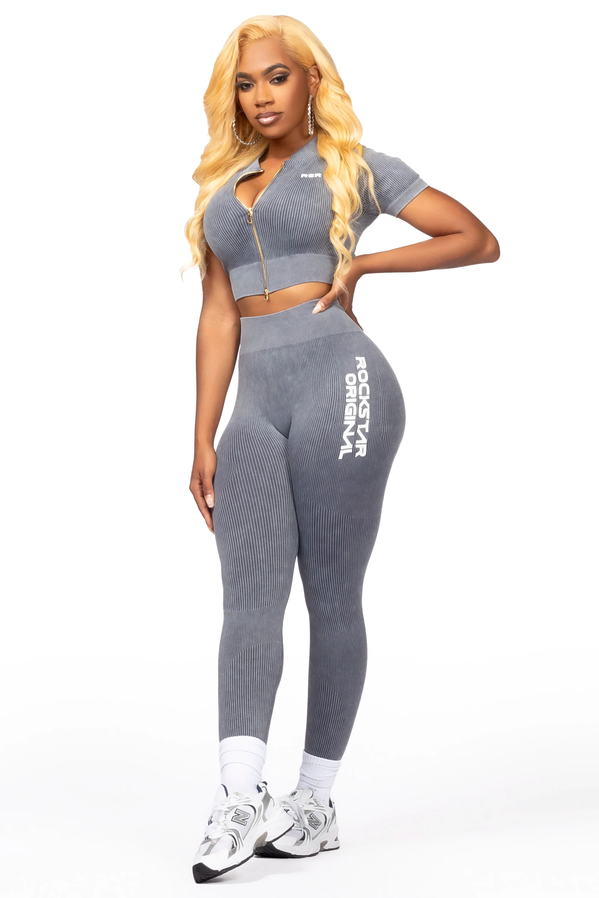 Tracee Grey Active Set - Image 2