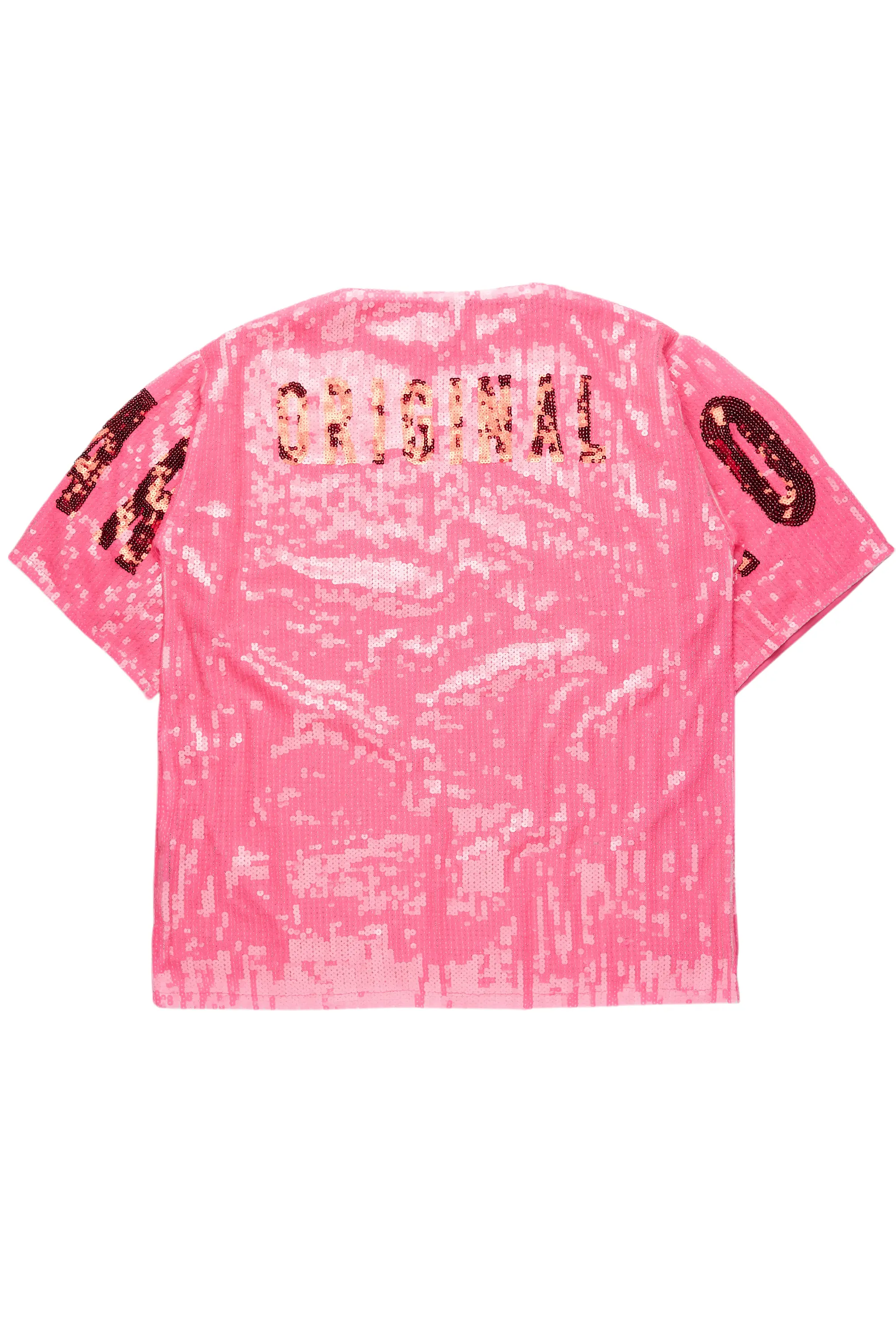 Birthday Bitch Pink Sequin Mini Dress - Image 13
