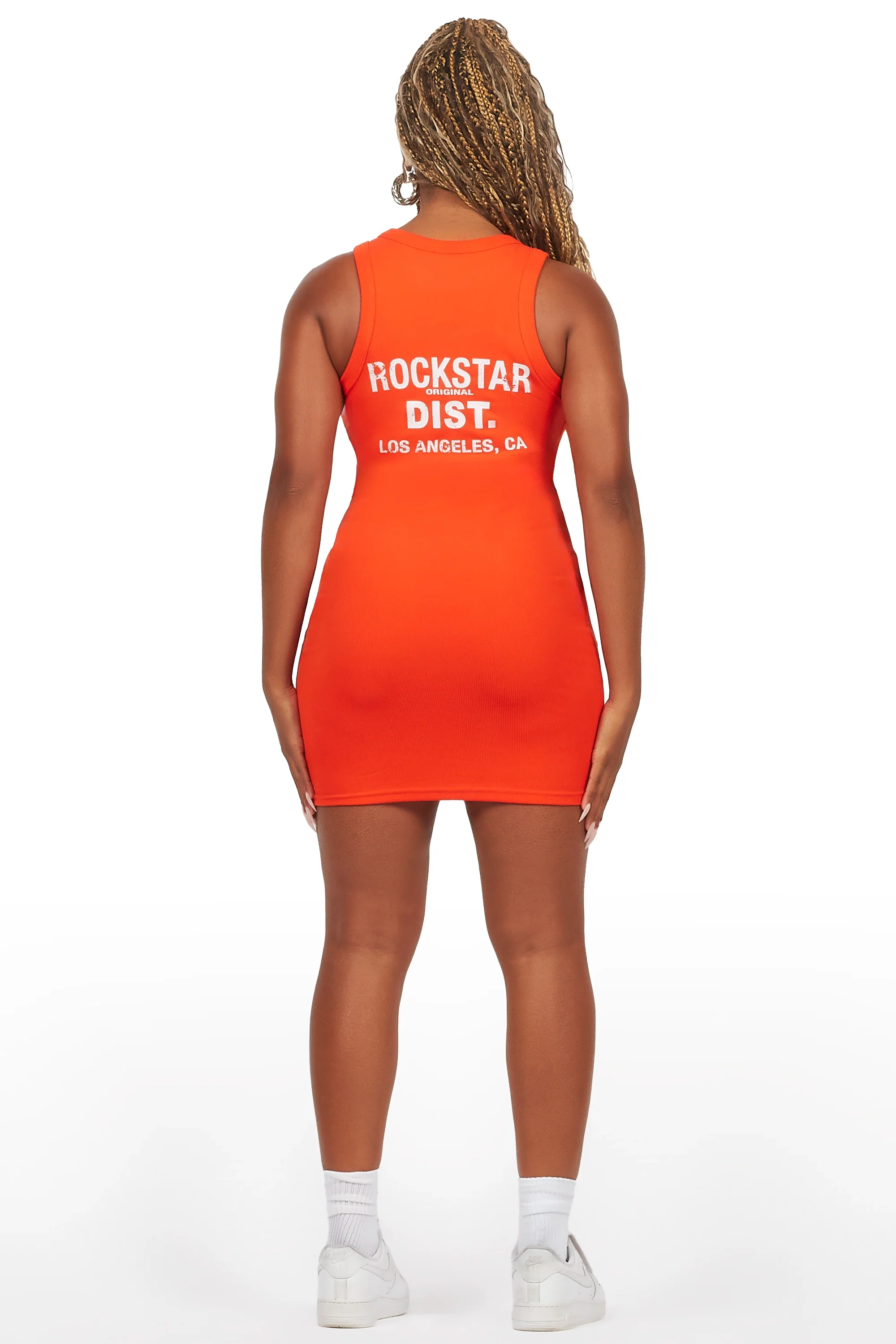 Candica Red Mini Dress - Image 5