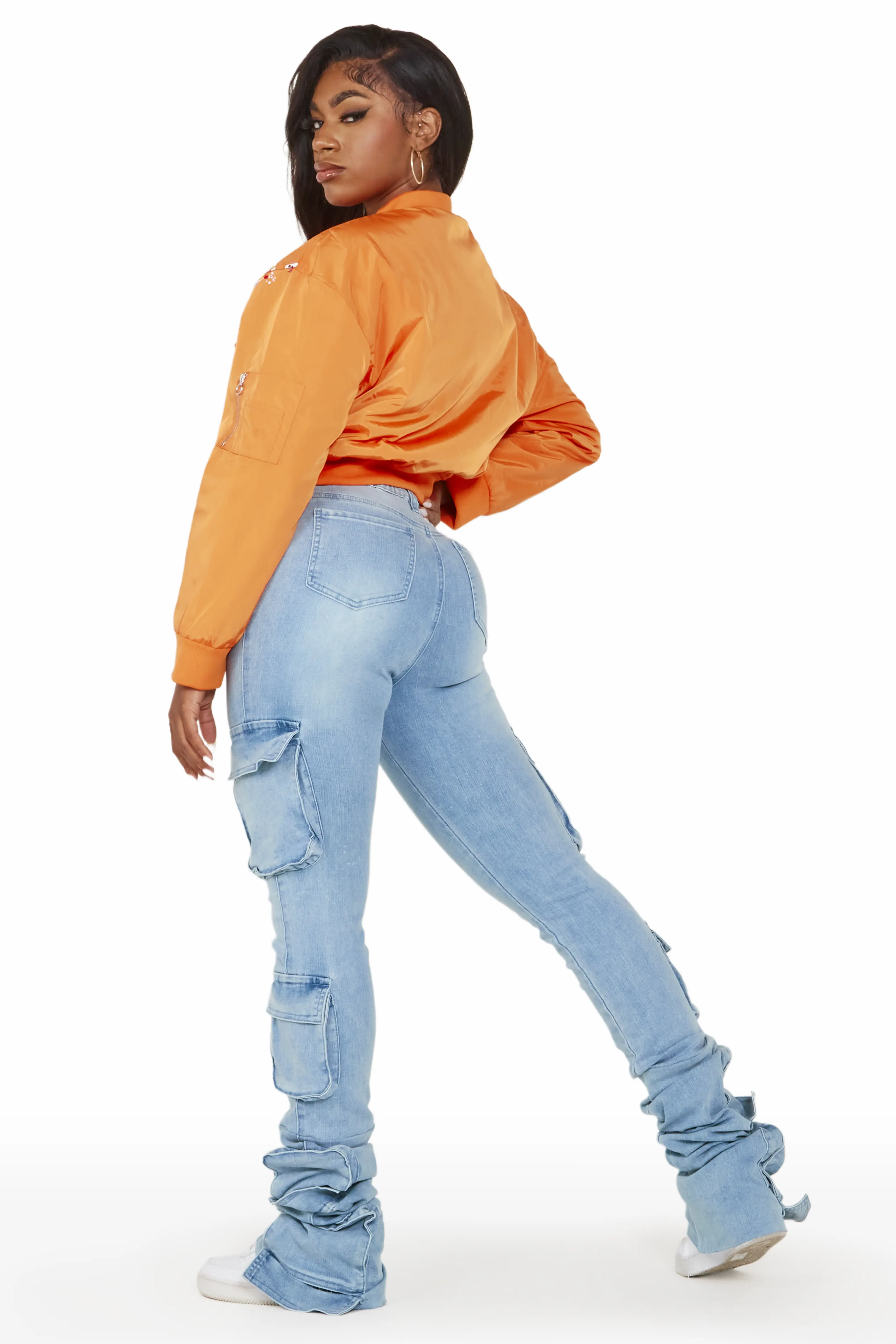 Mosha Orange Jacket - Image 10