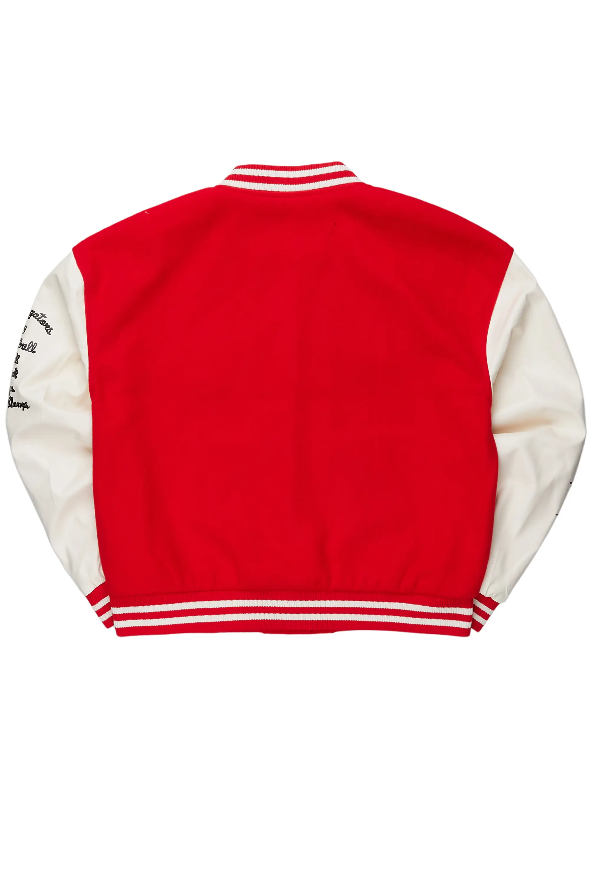 Cori Red Varsity Jacket - Image 4