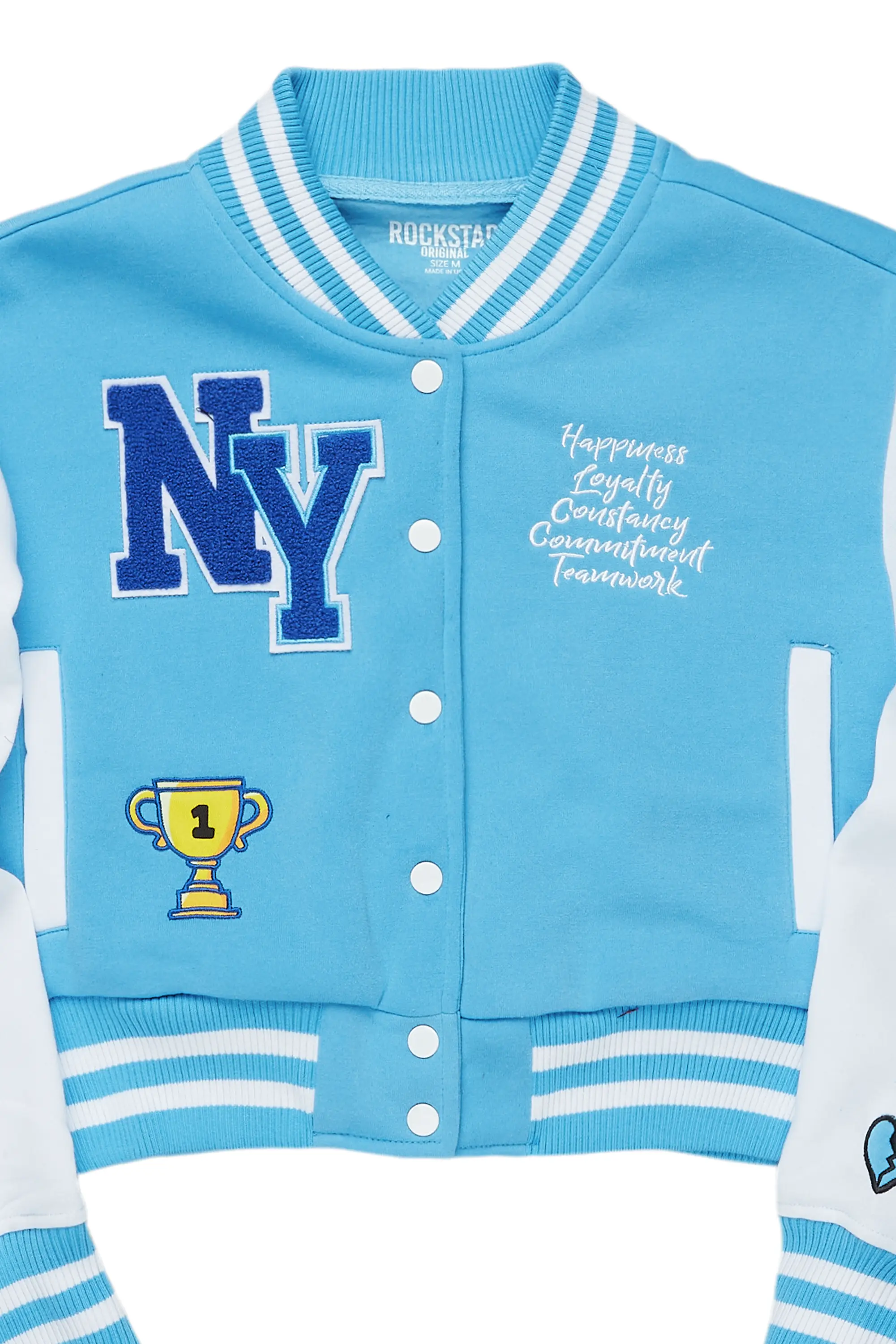 Shanasia Blue Varsity Jacket - Image 2