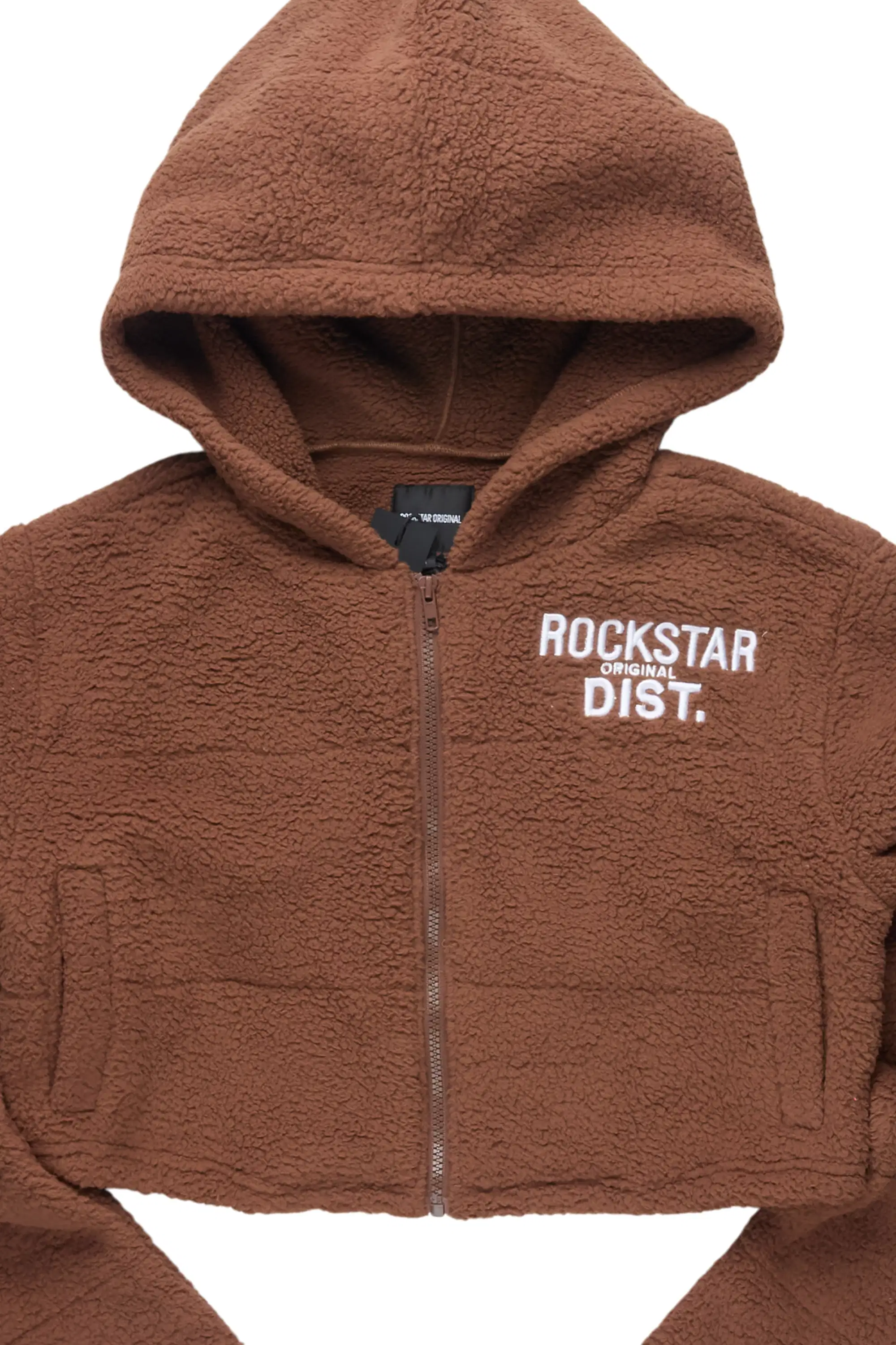Kimani Mocha Sherpa Jacket - Image 4