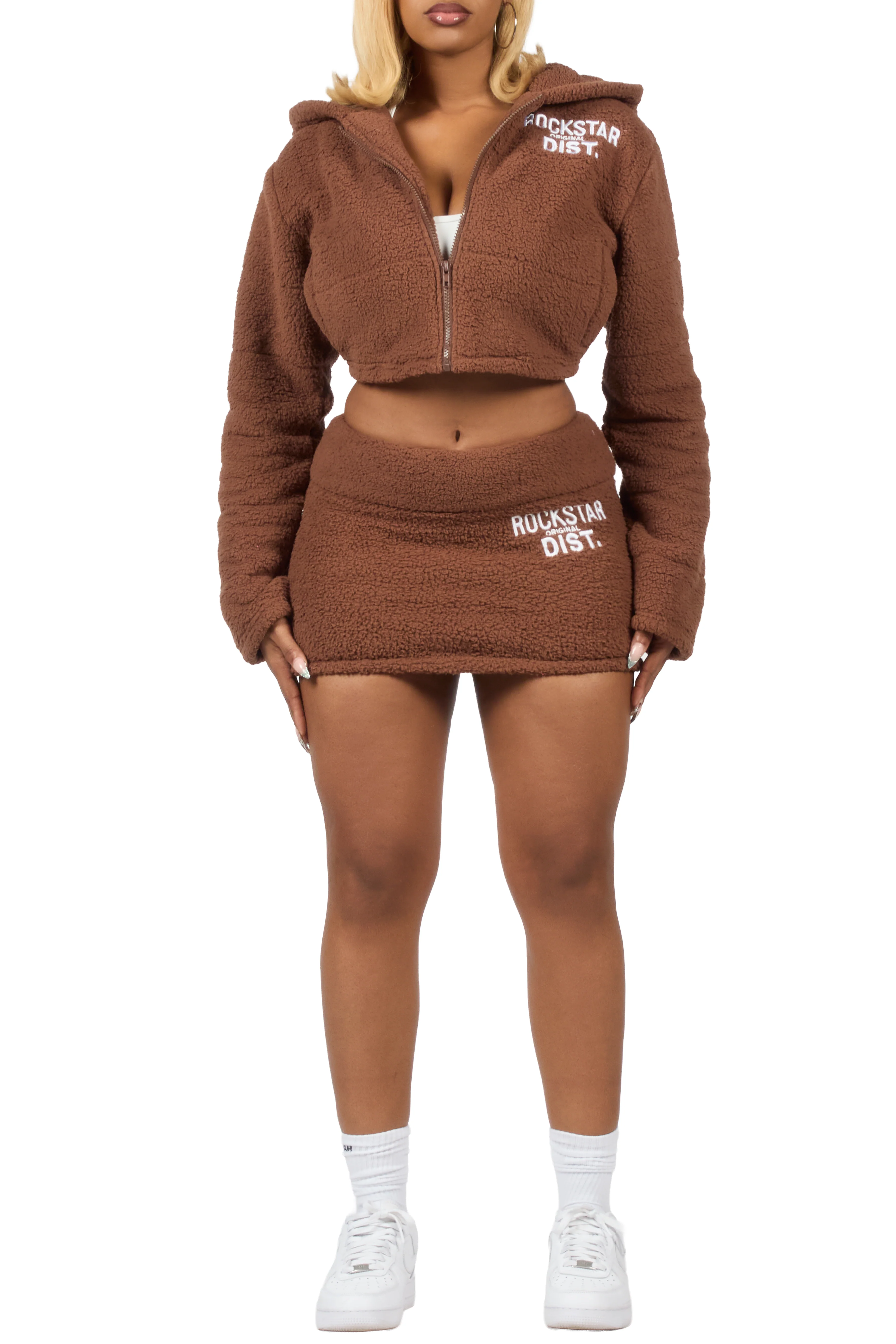 Kimani Mocha Sherpa Jacket - Image 9