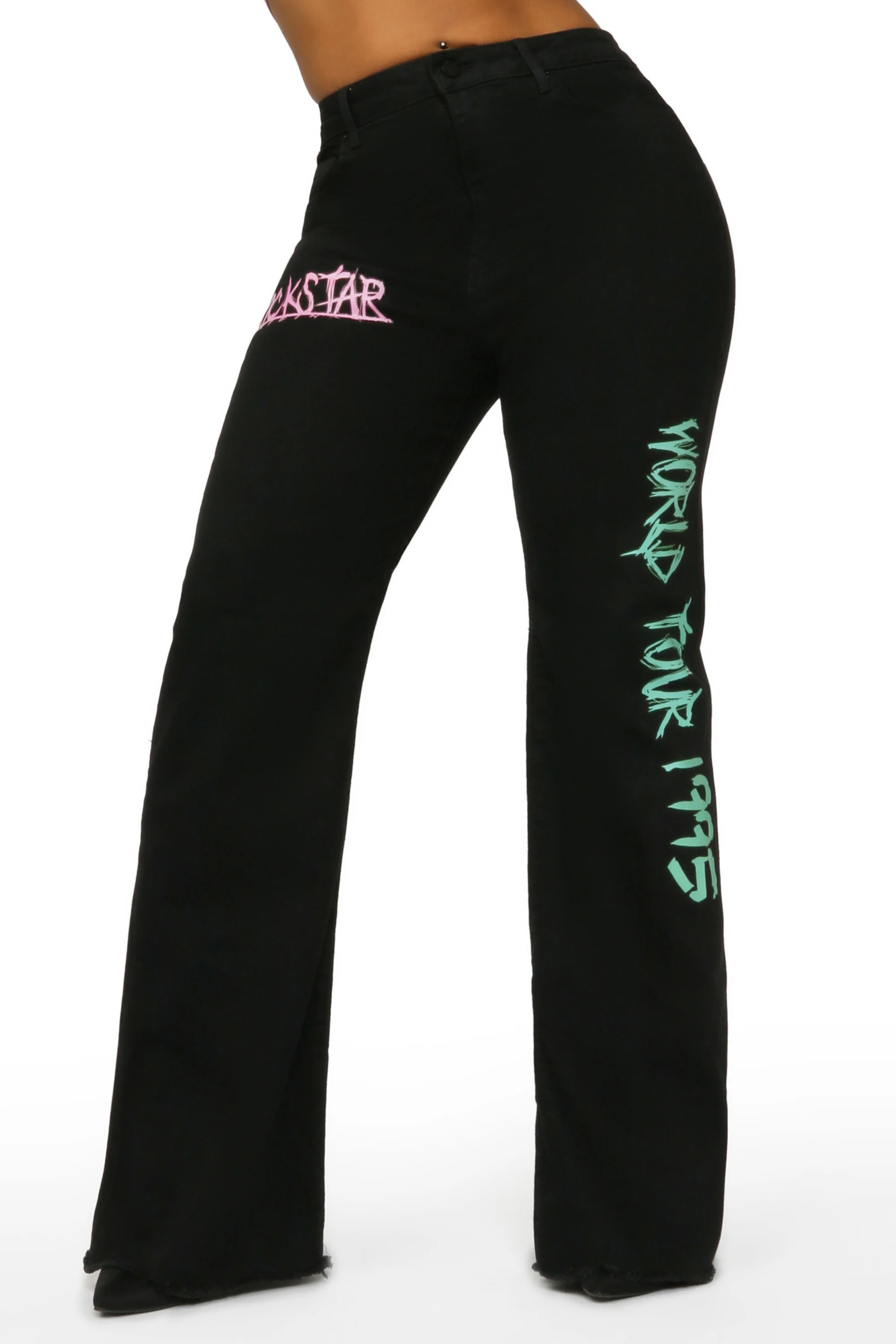 1995 Black Flare Jean - Image 2