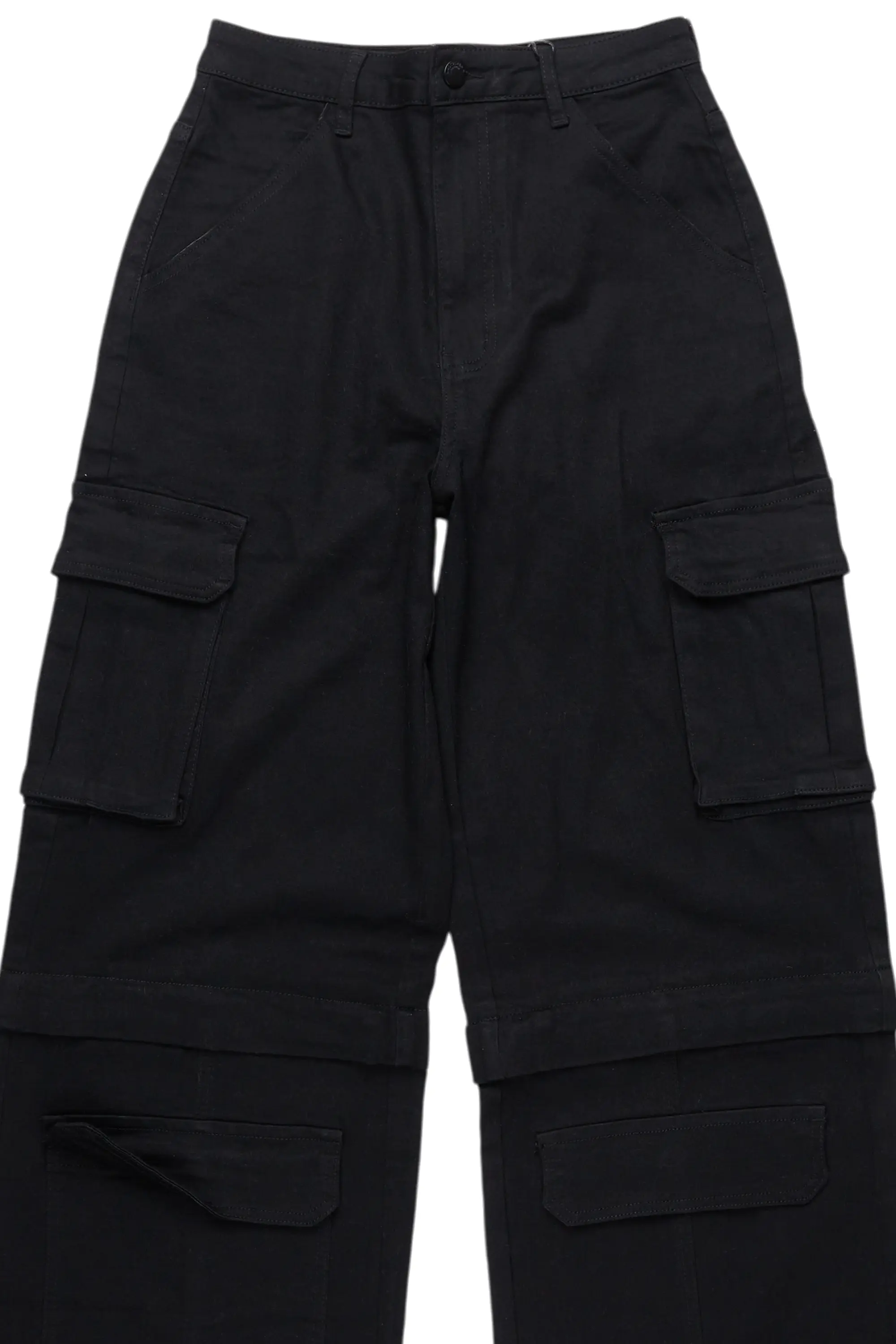 Precious Black Baggy Stacked Jean - Image 7