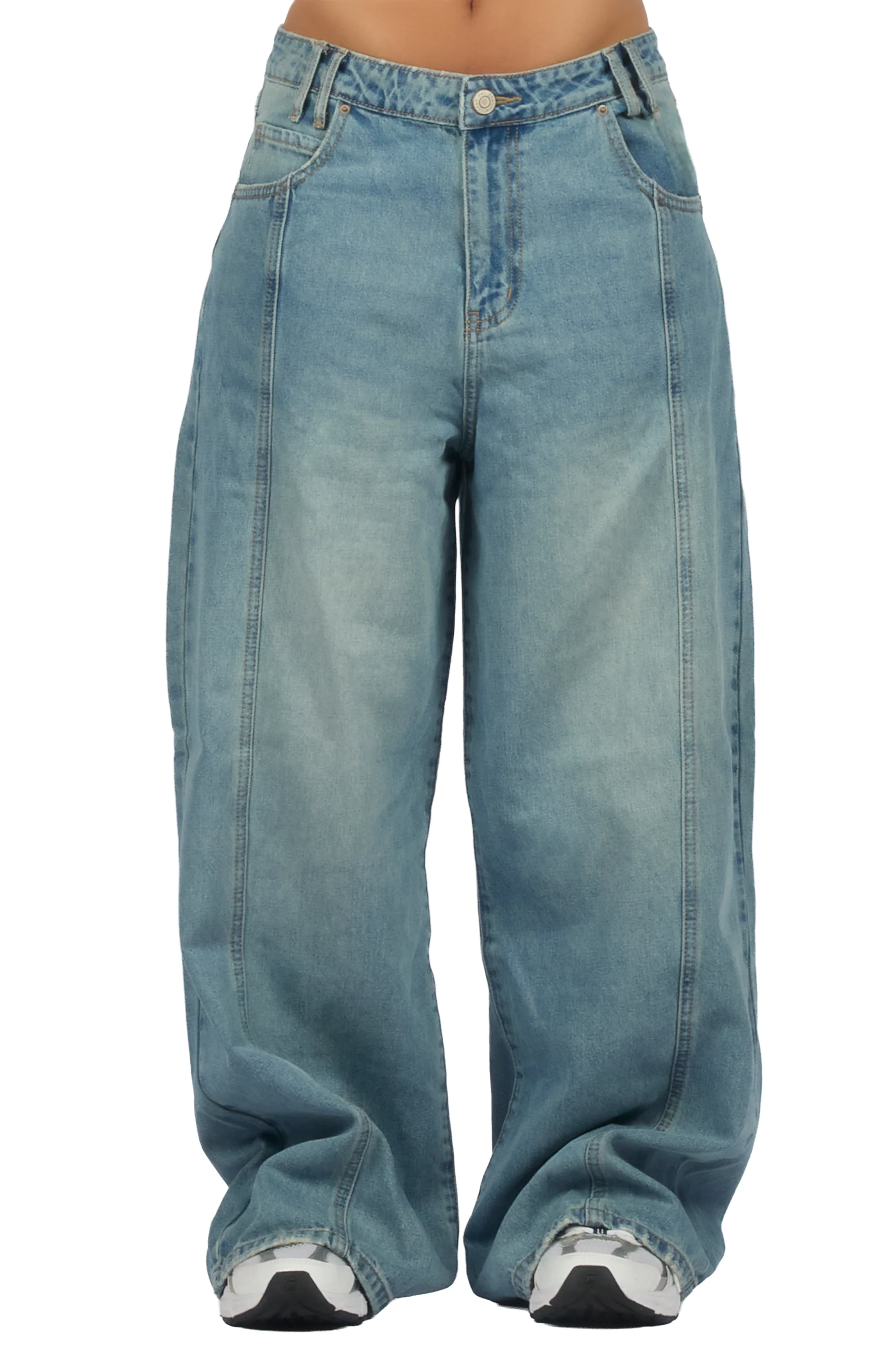 Letitia Light Wash Extra Baggy Jean - Image 5