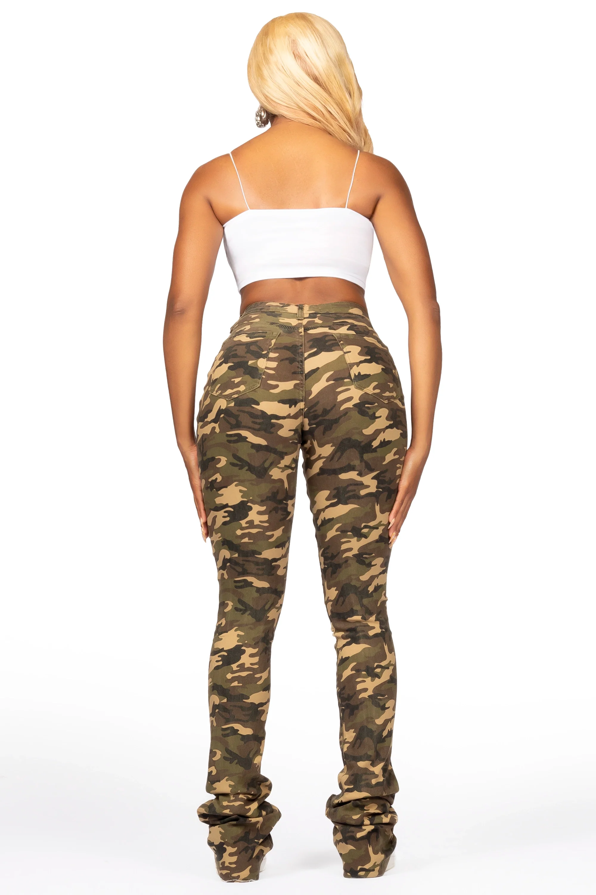 Salute Camo Super Stacked Jean - Image 4