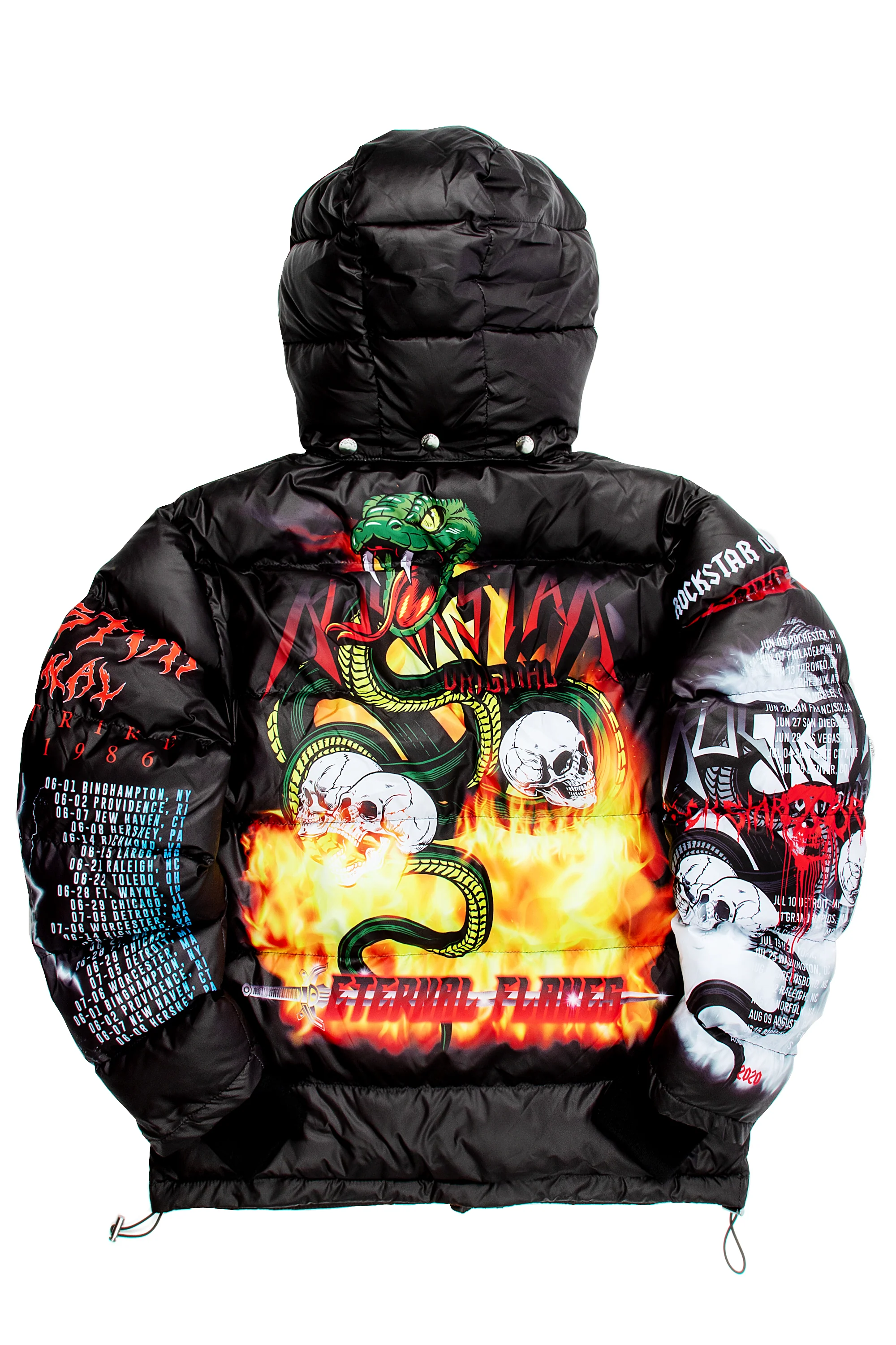 Baily Black Oversized Puffer Jacket - Image 4
