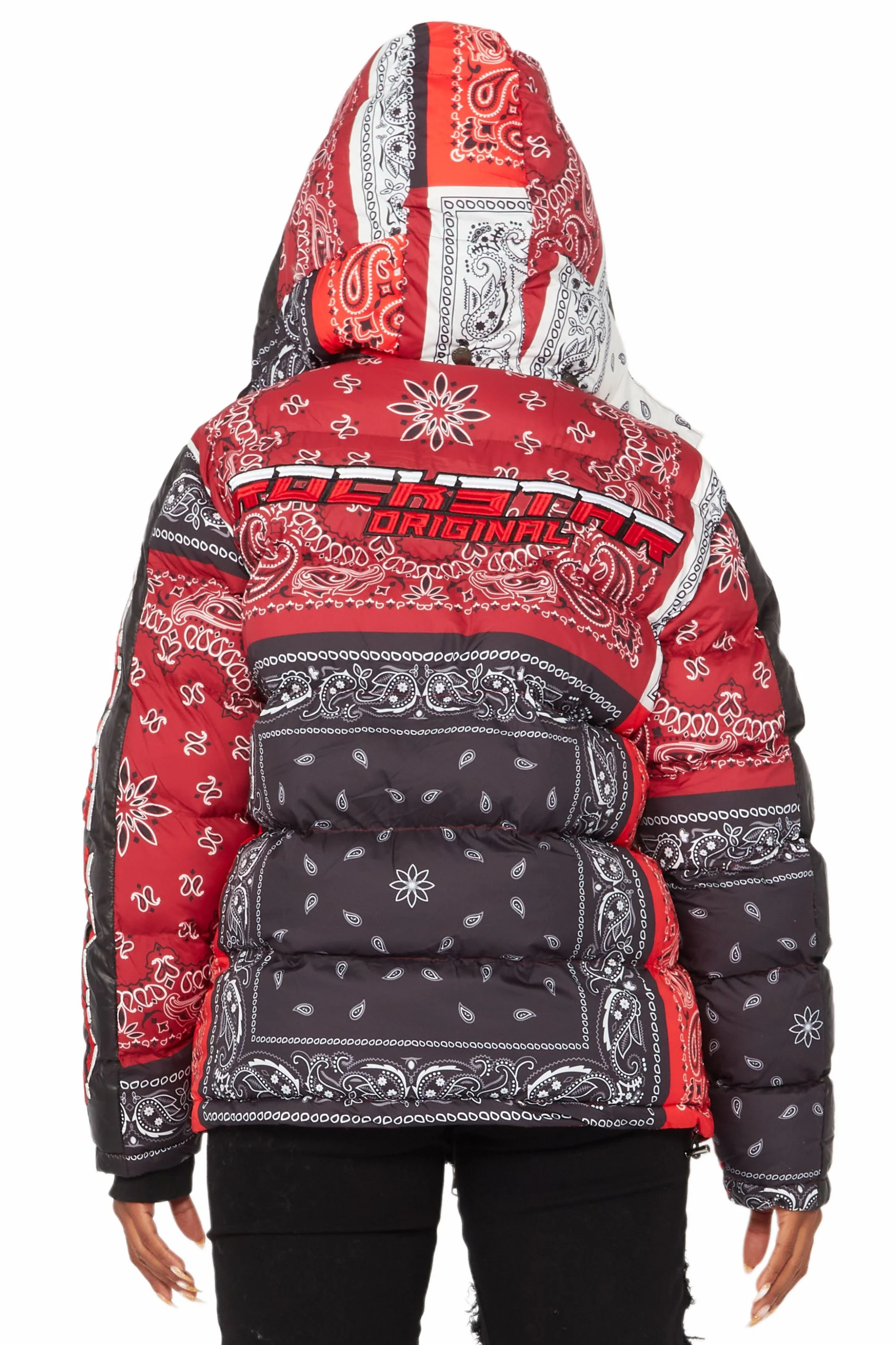 Who's Team Red Oversized Puffer Jacket - Image 12