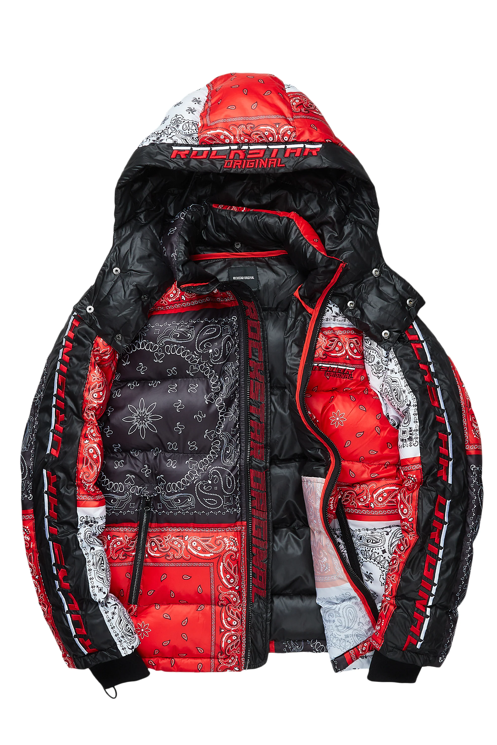 Who's Team Red Oversized Puffer Jacket - Image 3