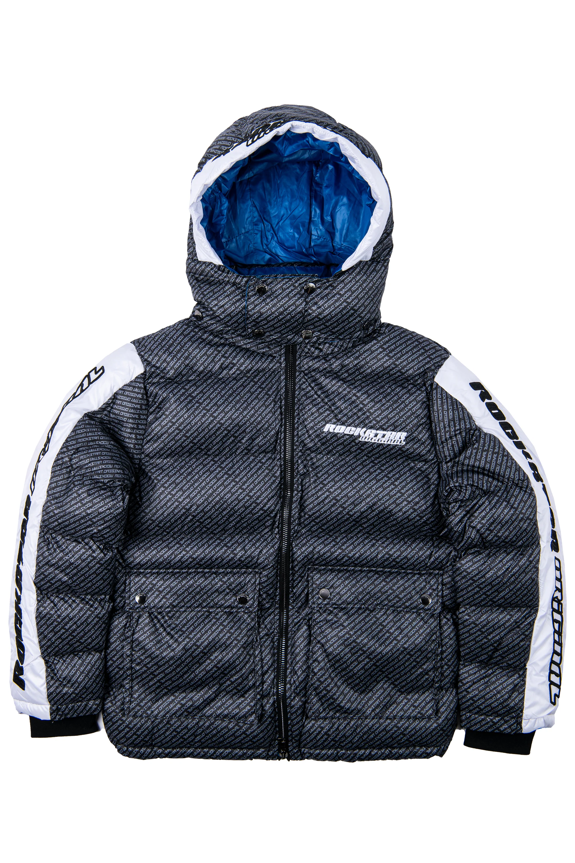 Luna Black Oversized Puffer Jacket - Image 4