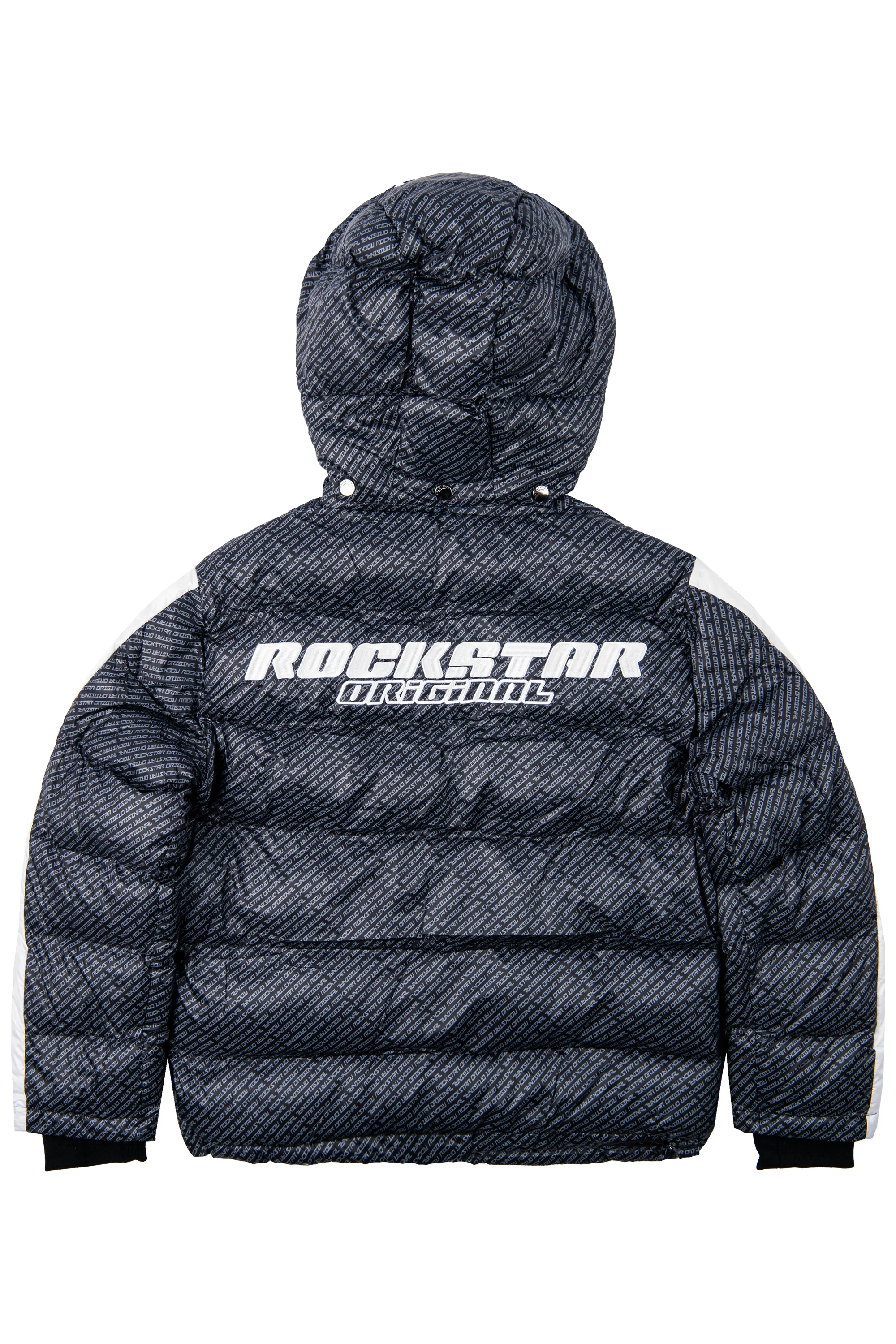 Luna Black Oversized Puffer Jacket - Image 9