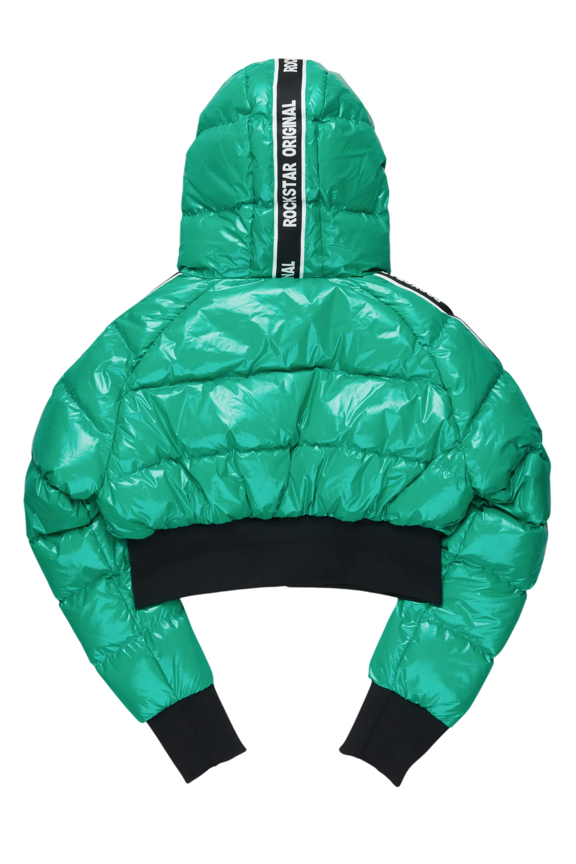Jackey Green 2.0 Crop Puffer Jacket - Image 11
