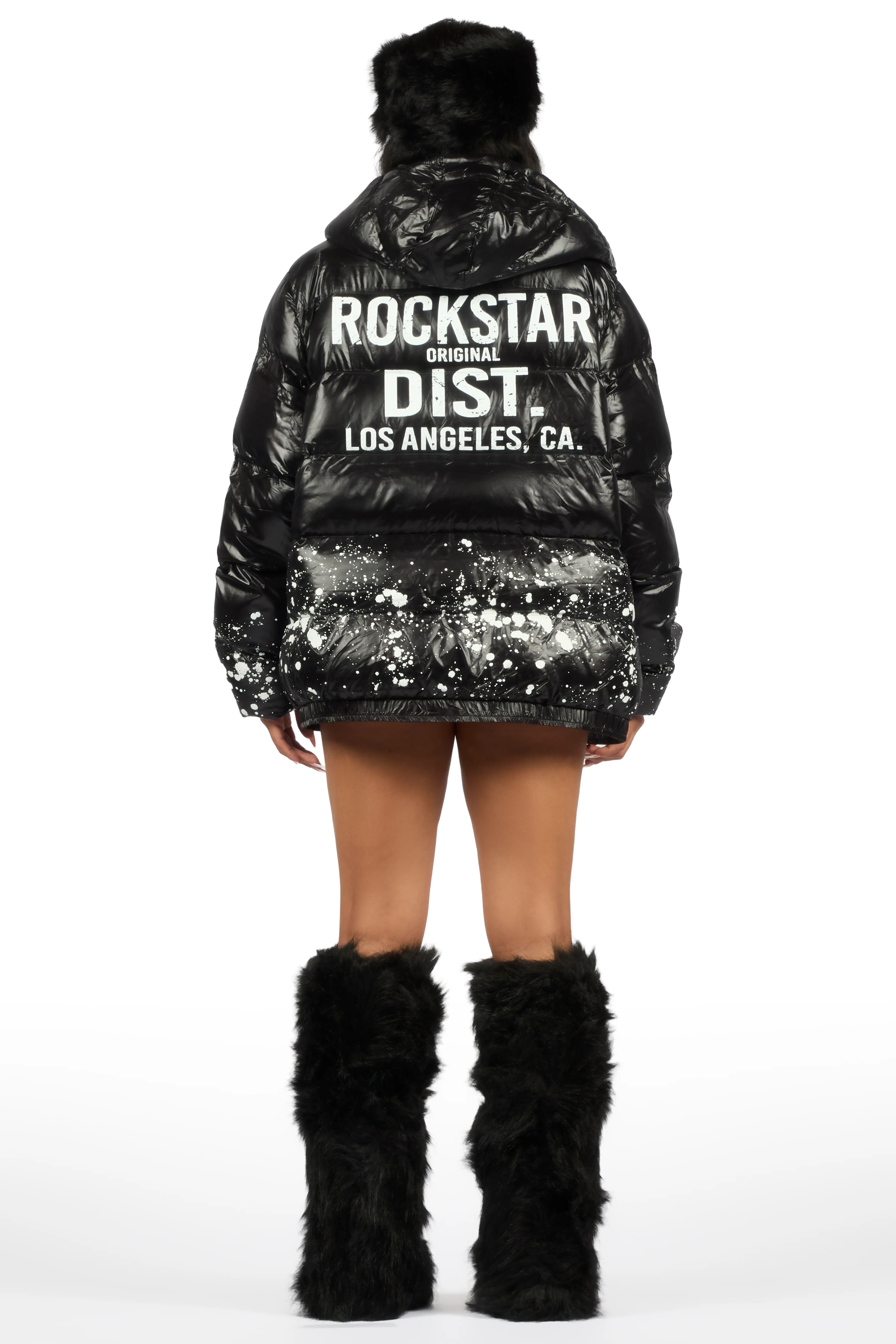 Art Dist. 2.0 Black Puffer Jacket - Image 10