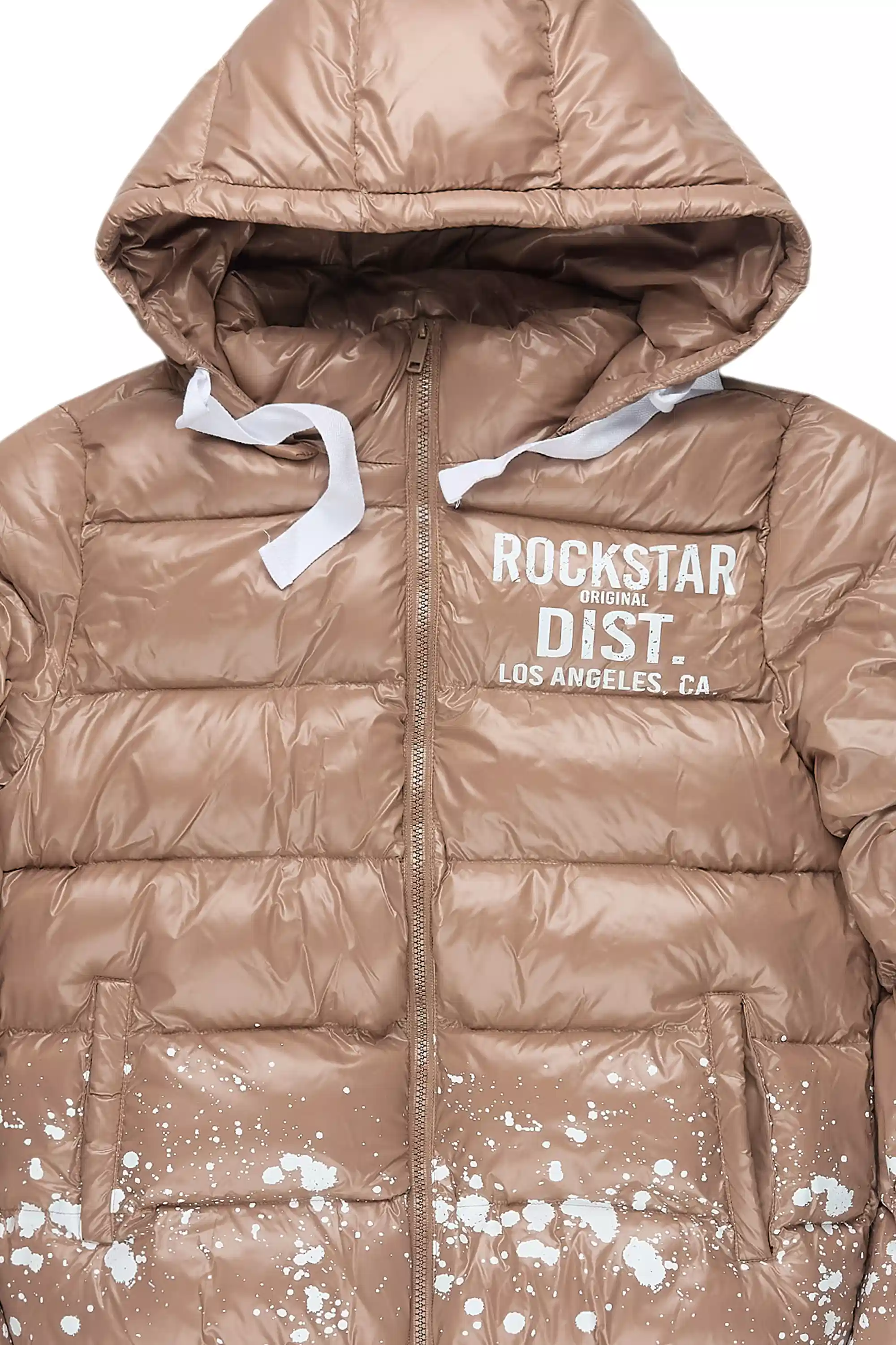 Art Dist. 2.0 Mocha Puffer Jacket - Image 7