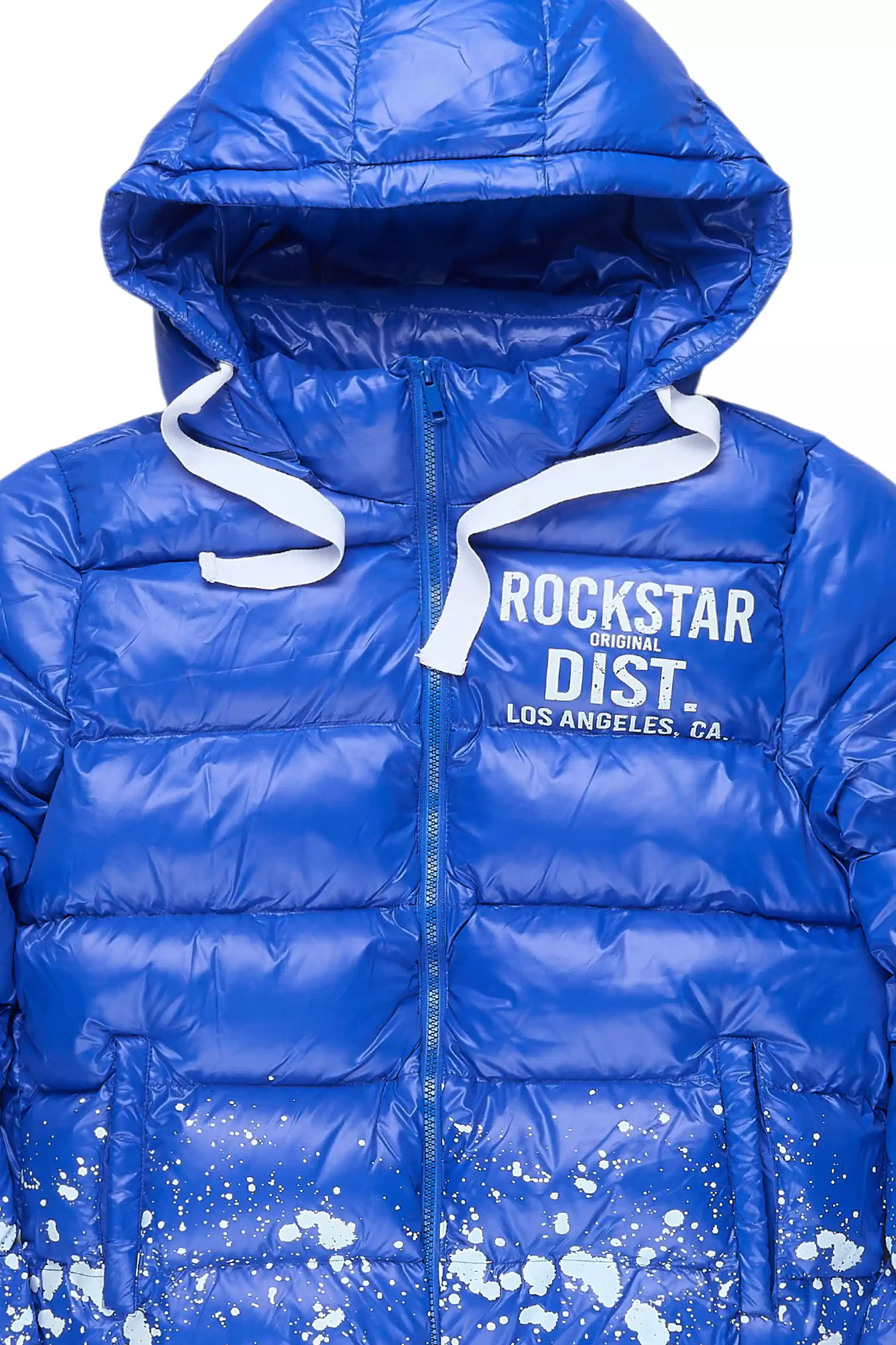Art Dist. 2.0 Royal Blue Puffer Jacket - Image 4