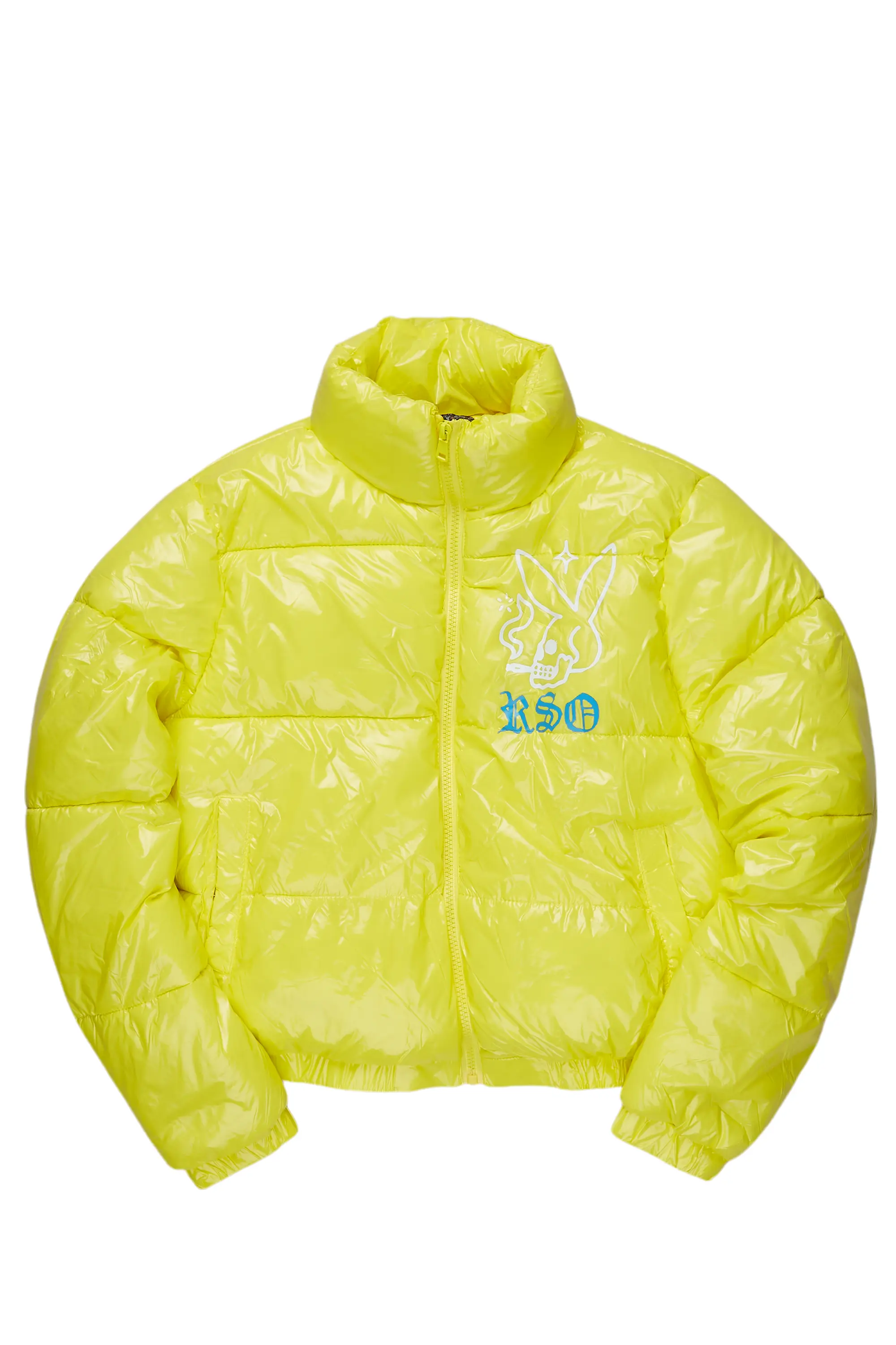 Bremissia Yellow Puffer Jacket - Image 2