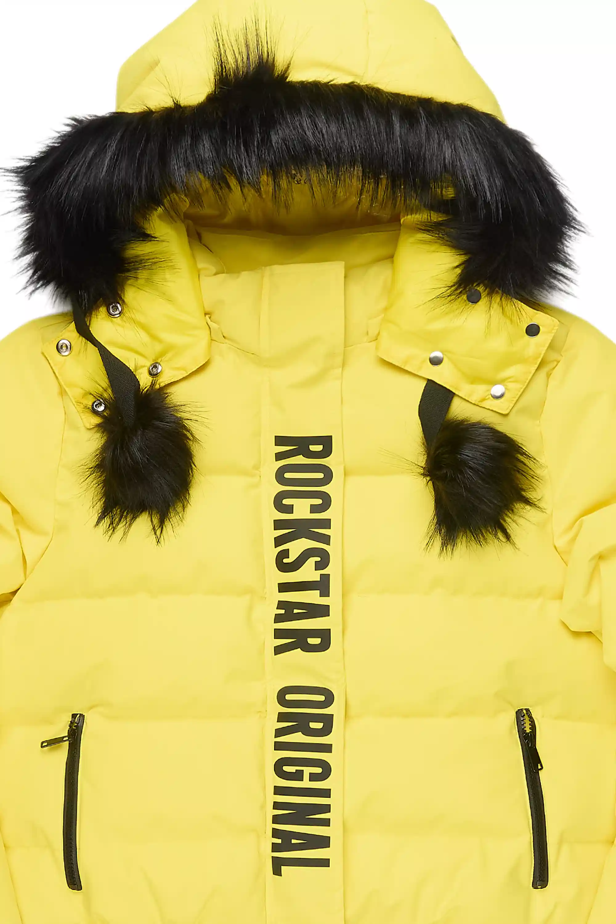 Keoni Yellow Puffer Jacket - Image 3