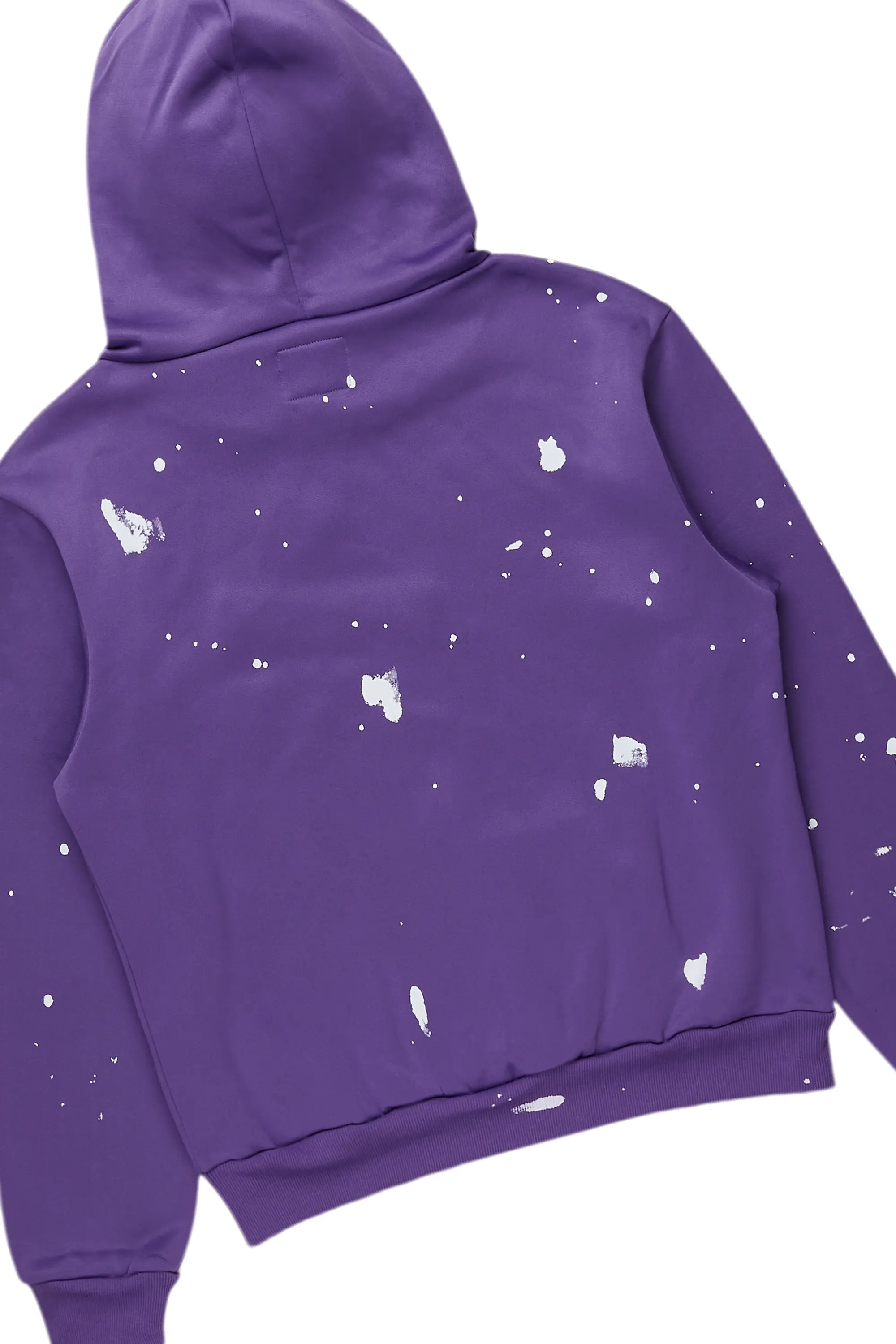 Rachael Purple Hoodie/Stacked Flare Jean Set - Image 5