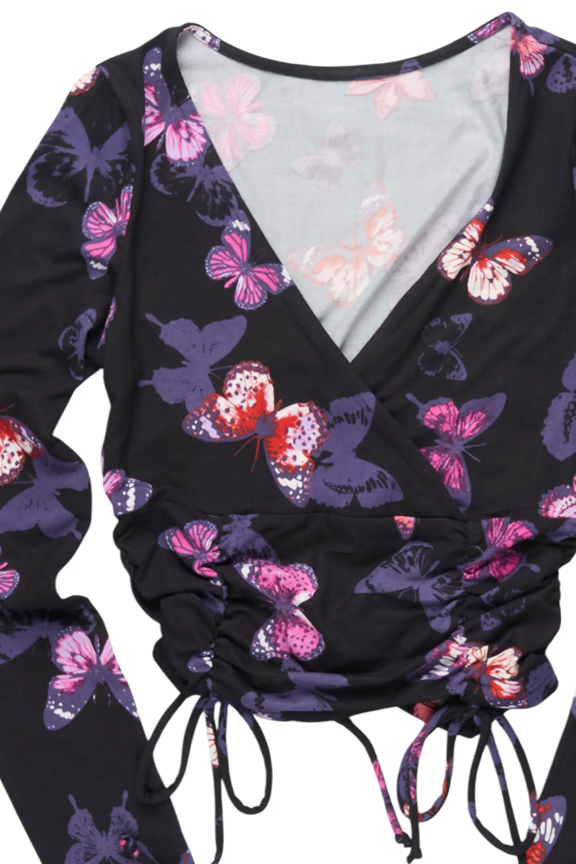 Jakiya Black Long Sleeve Top - Image 2