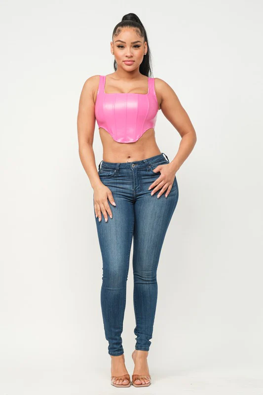 Janna Pink Tank Top - Image 3