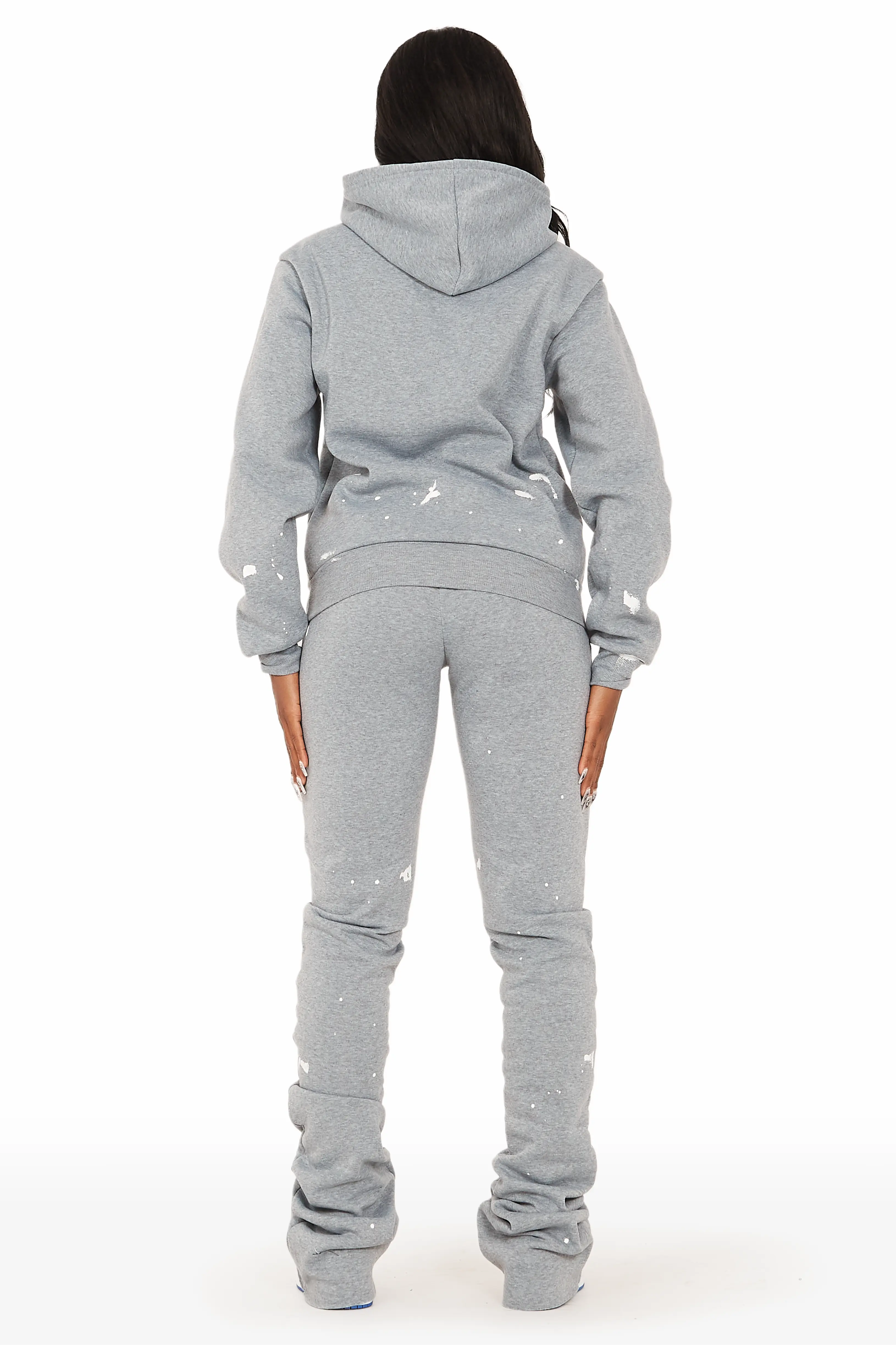 Hadley Heather Grey Super Stacked Trackset - Image 5