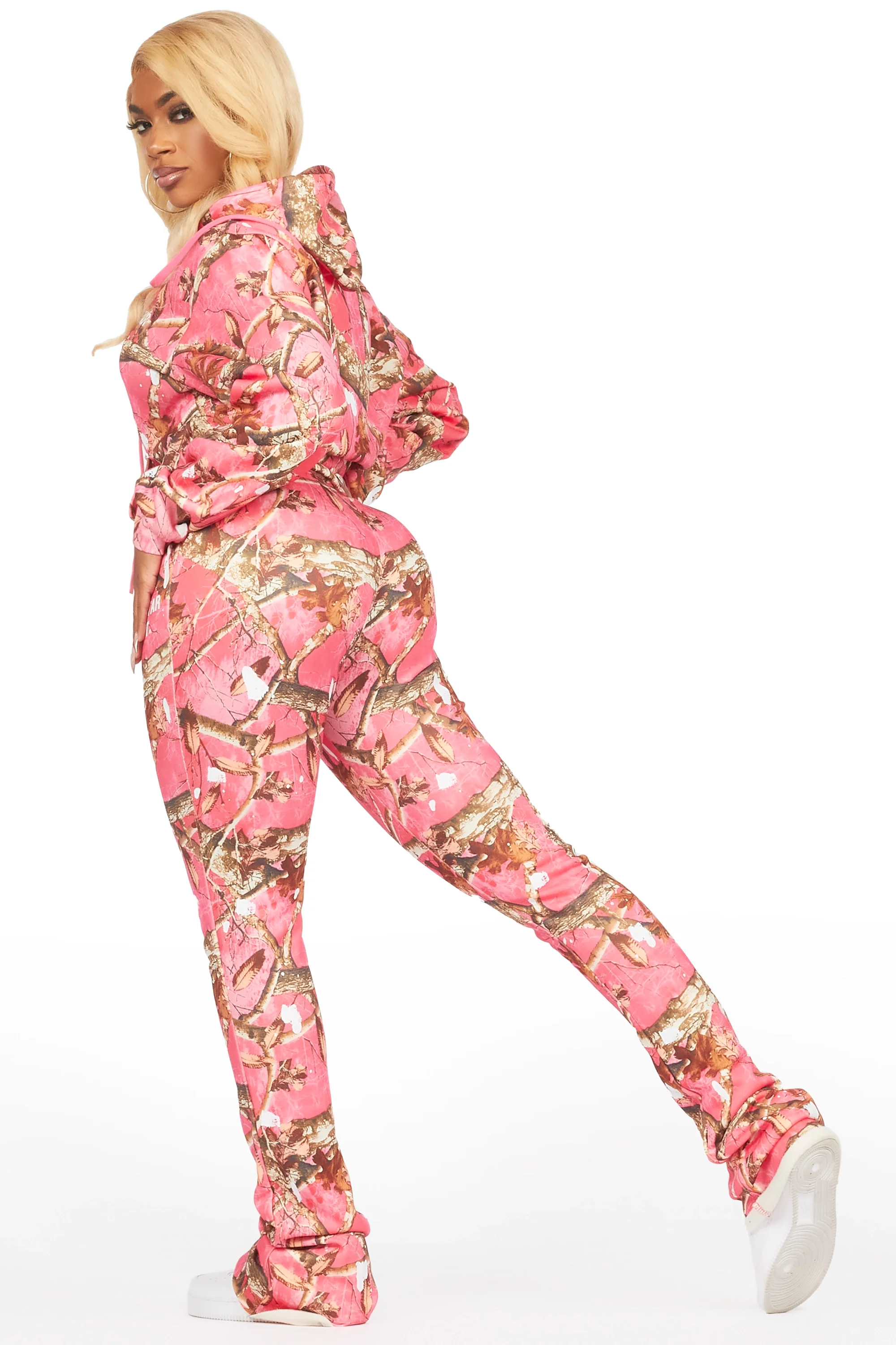 Hadley Pink Tree Camo Super Stacked Trackset - Image 5
