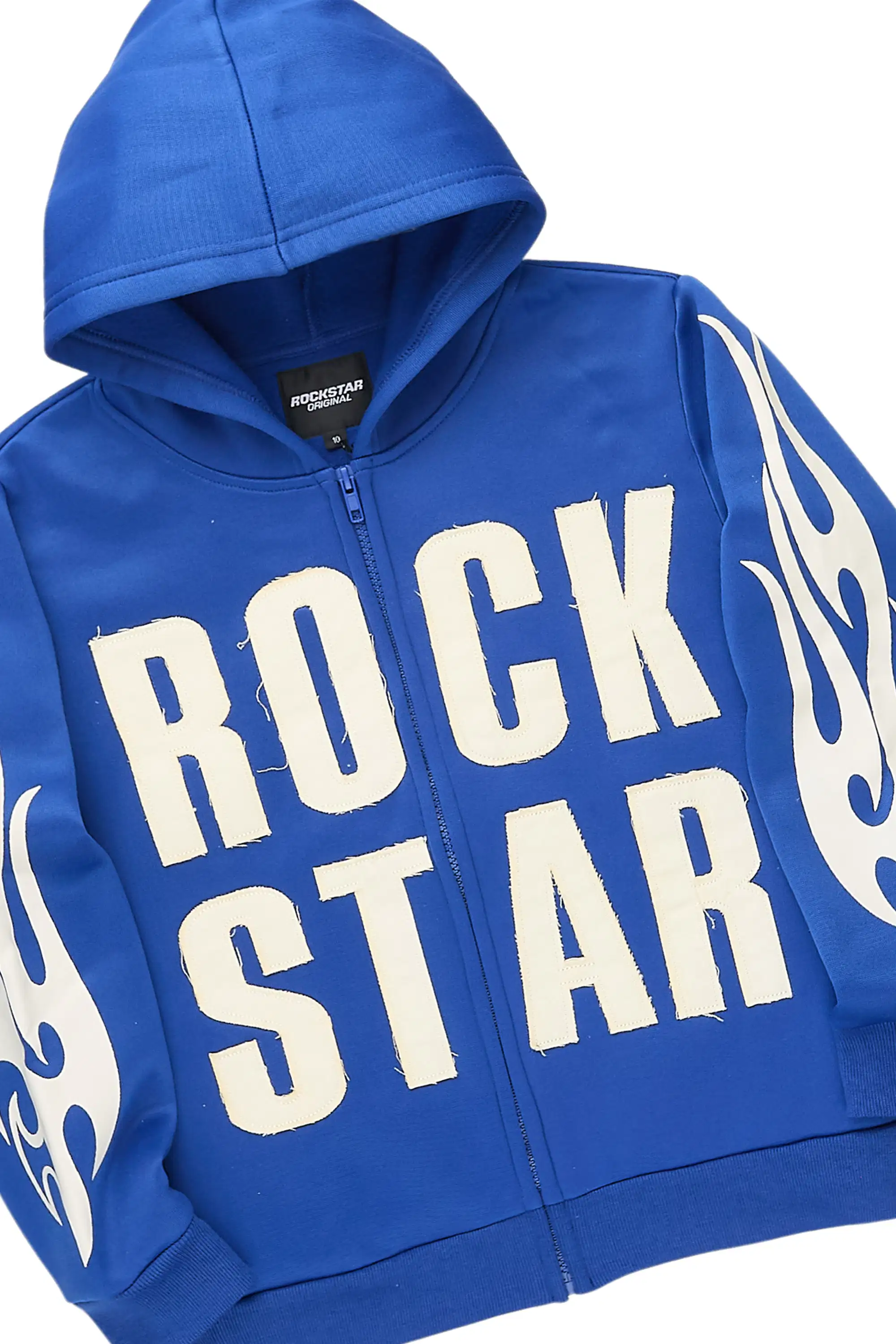 Ashira Royal Blue Baggy Fit Zip Up Track Set - Image 7