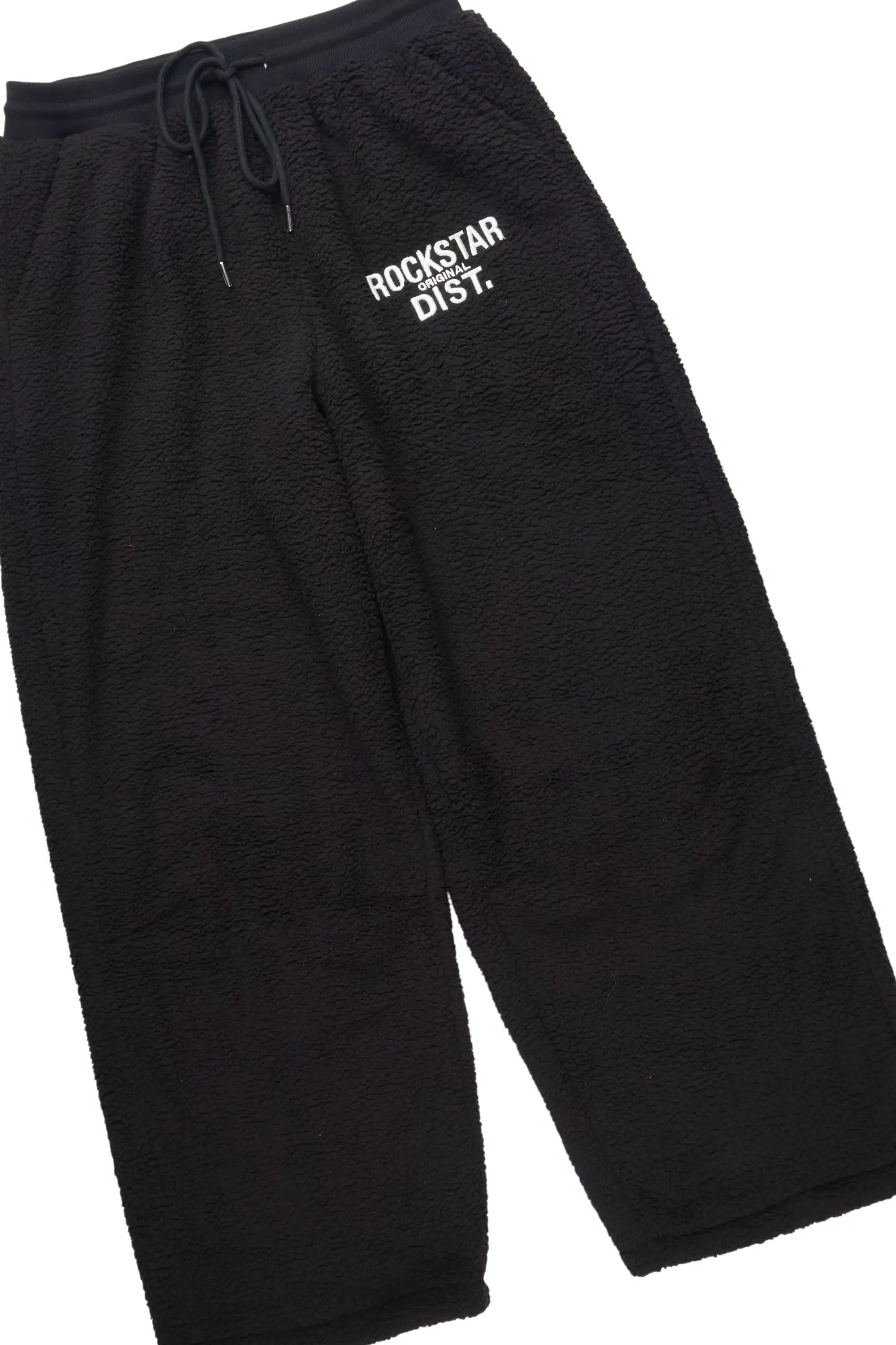 Nykeema Black Sherpa Baggy Fit Track Set - Image 9