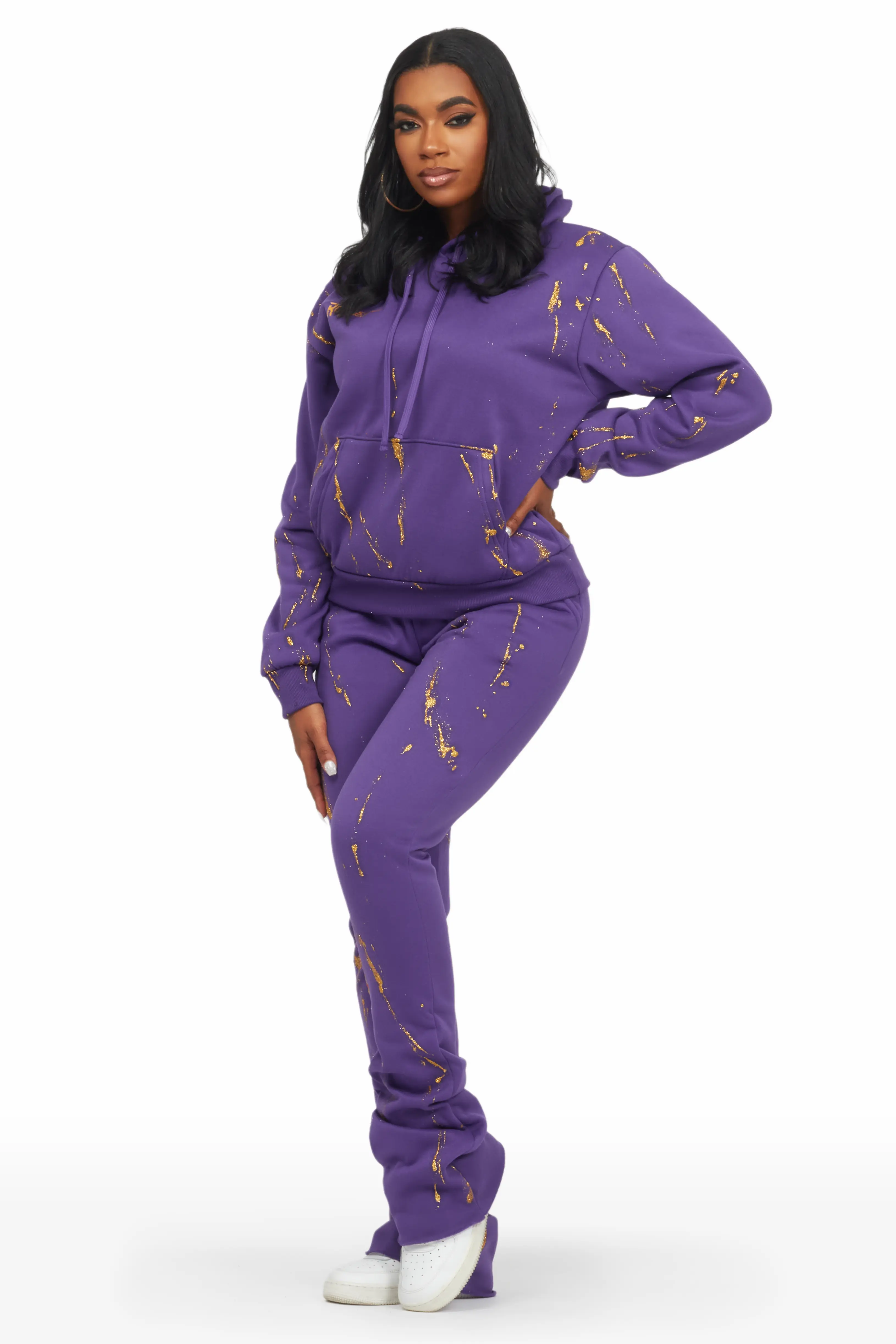 Alaina Purple Super Stacked Trackset - Image 4