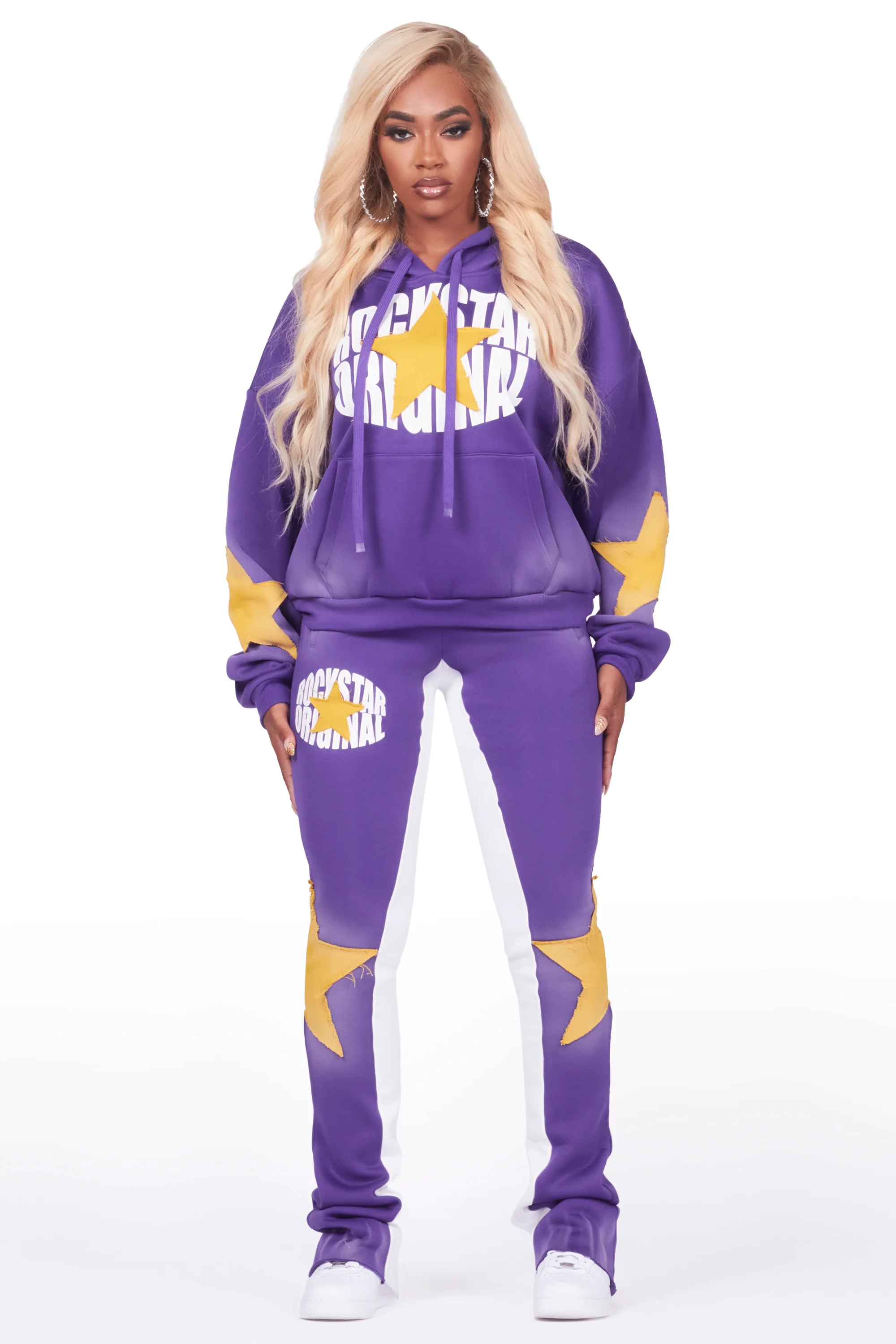 Kaliyah Purple Super Stacked Trackset - Image 2
