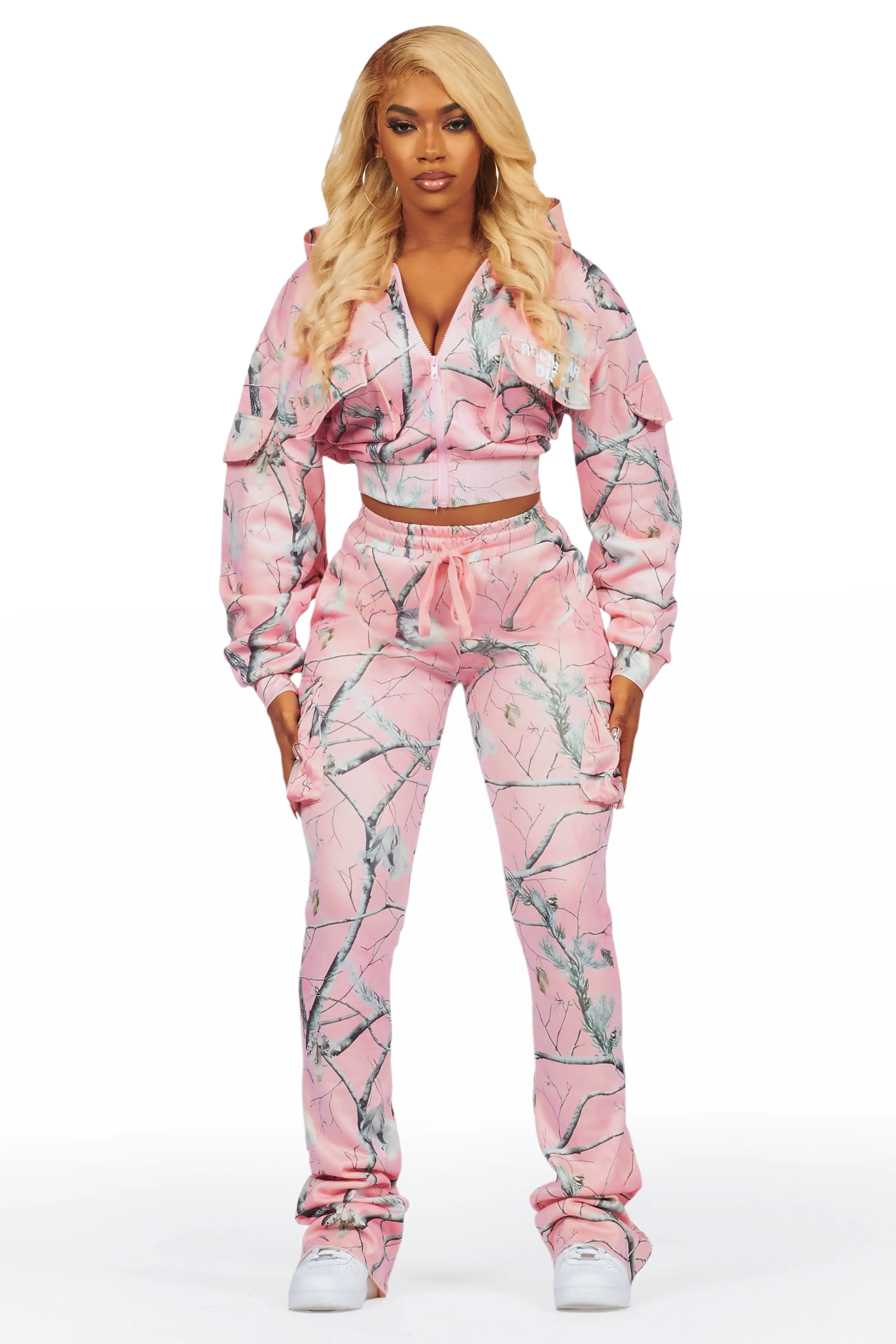 Tehjena Pink Tree Camo Stacked Trackset - Image 2
