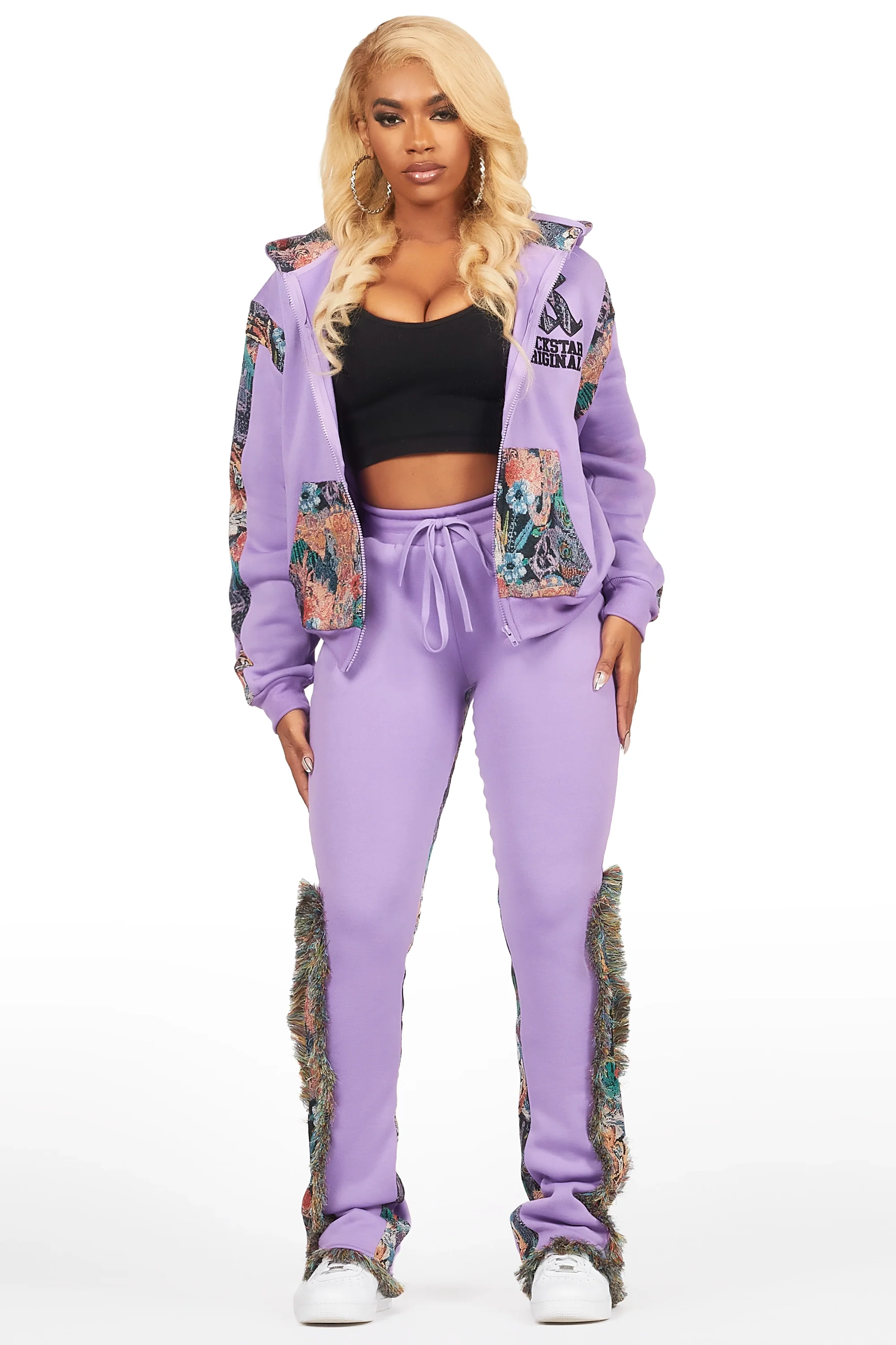 Linnea Purple Tapestry Stacked Trackset - Image 3