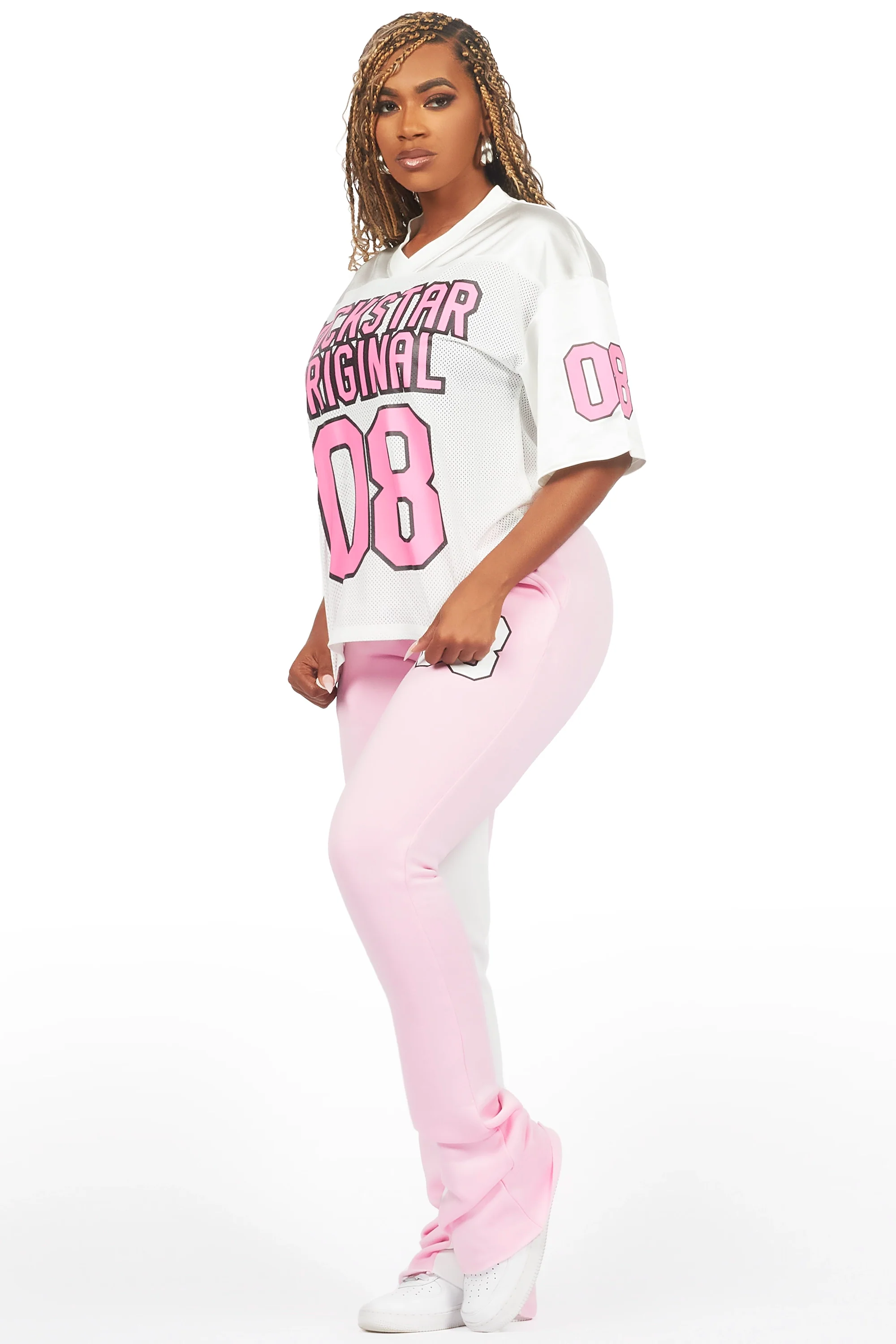 Gaiea White/Pink Jersey Trackset - Image 3