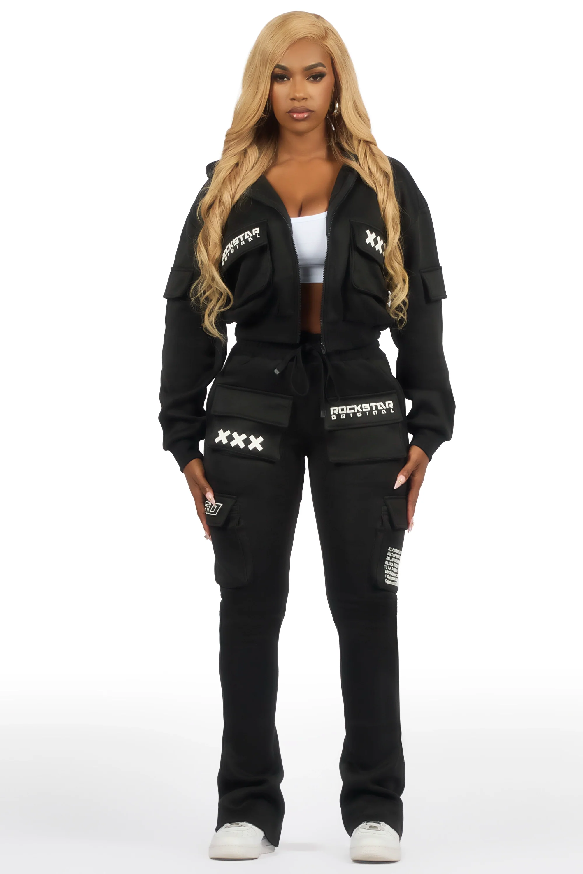 Natanya Black Cargo Stacked Trackset - Image 2