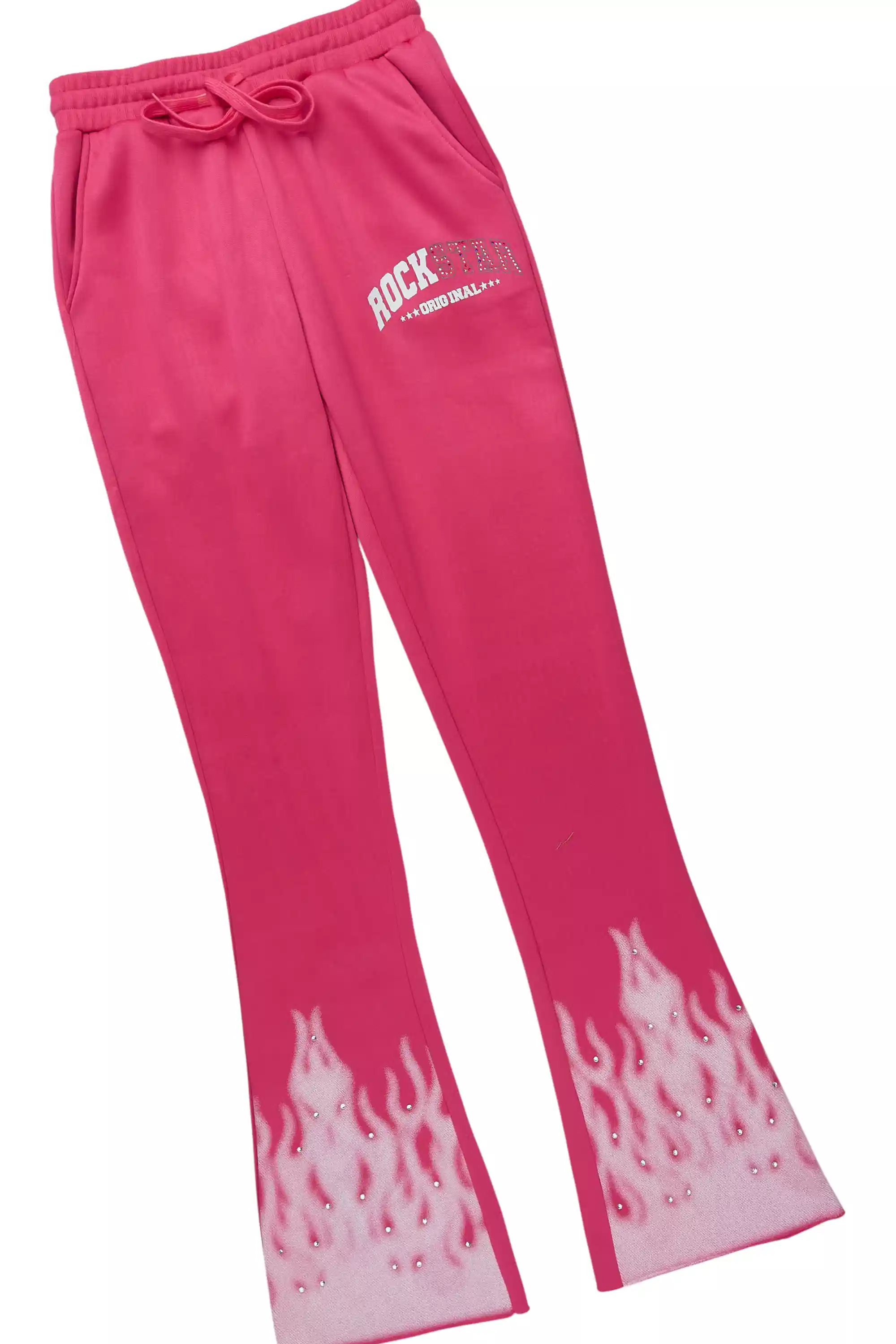 Neenah Hot Pink Rhinestone Stacked Track Set - Image 7