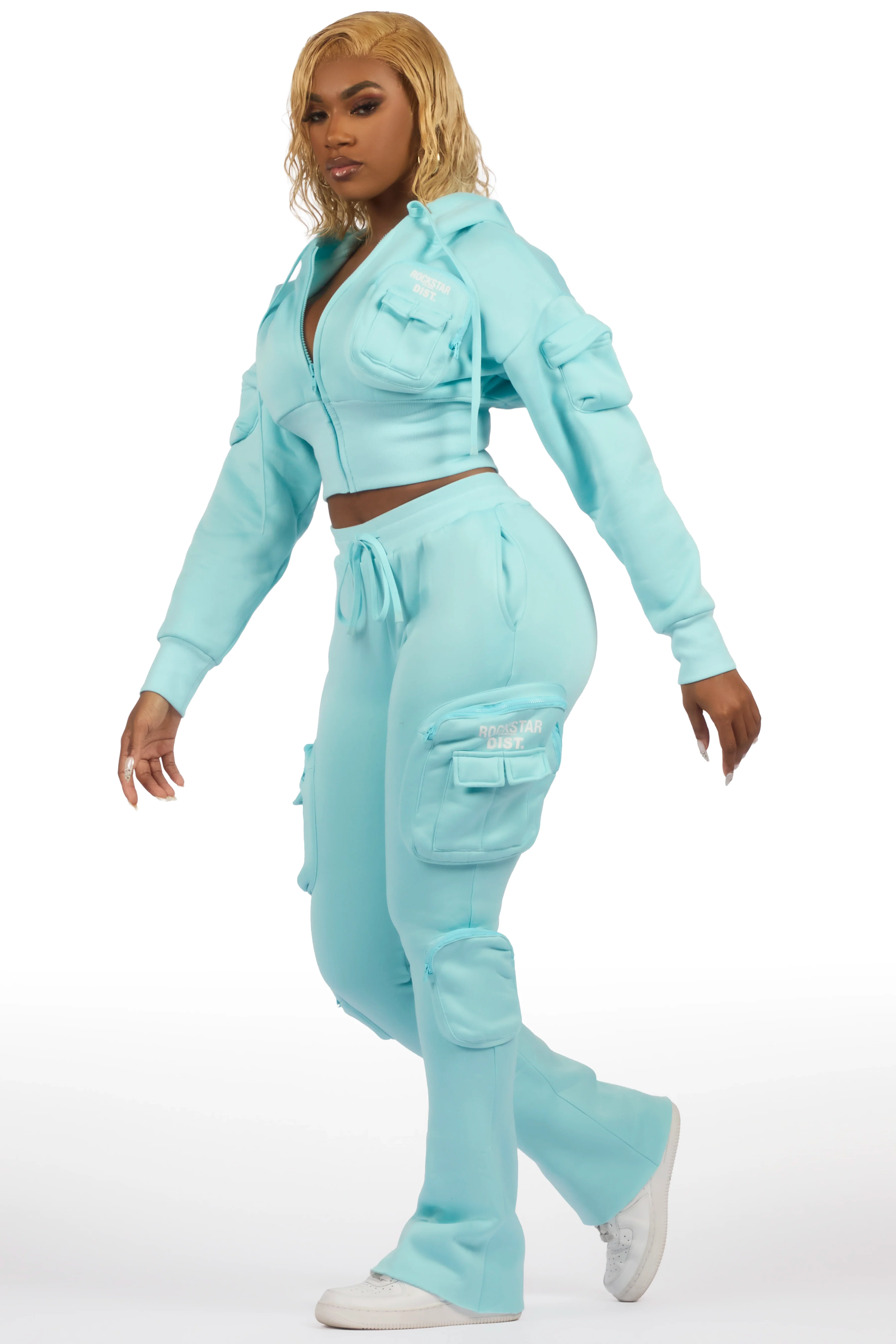 Reneikia Baby Blue Cargo Track Set - Image 4