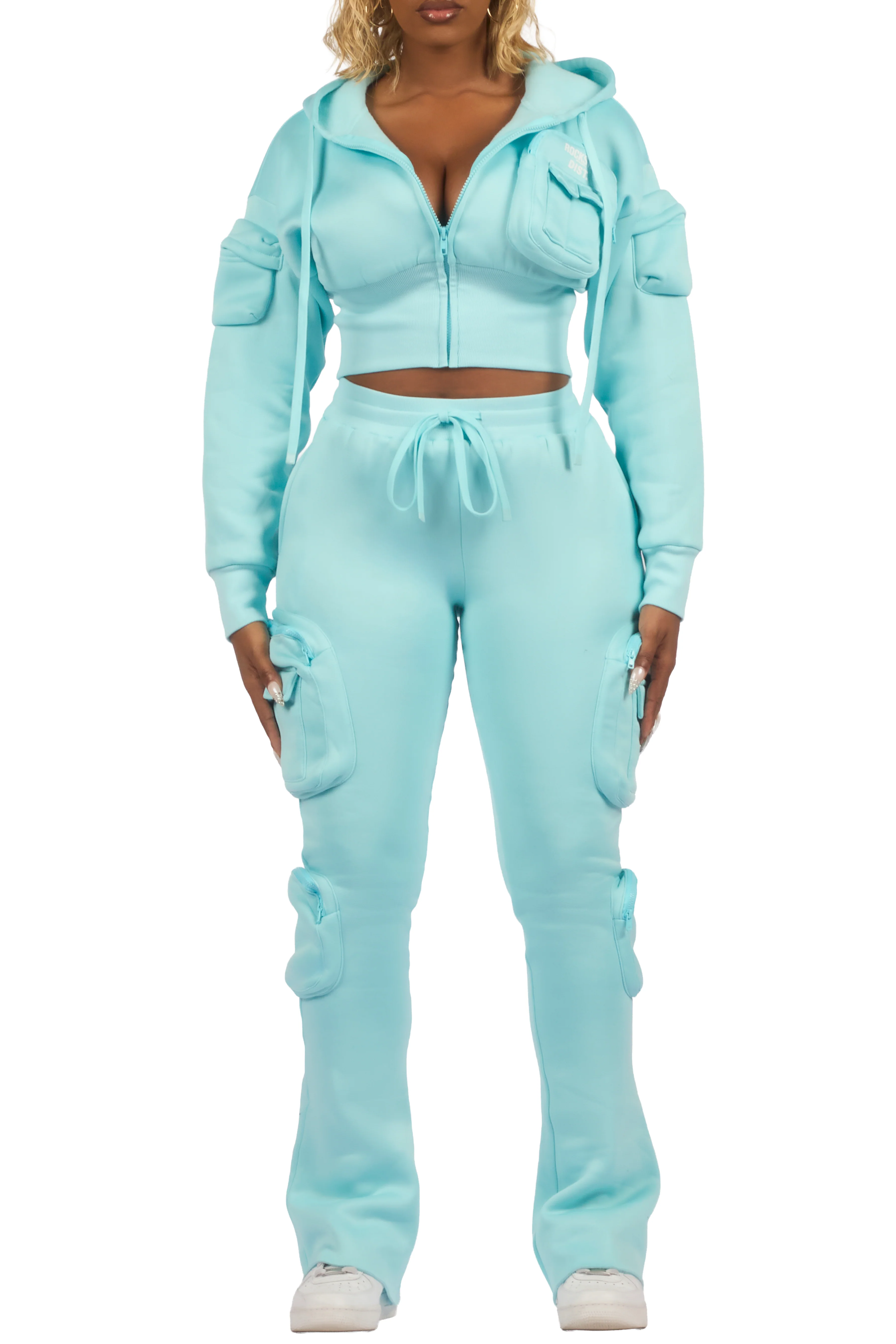 Reneikia Baby Blue Cargo Track Set - Image 9