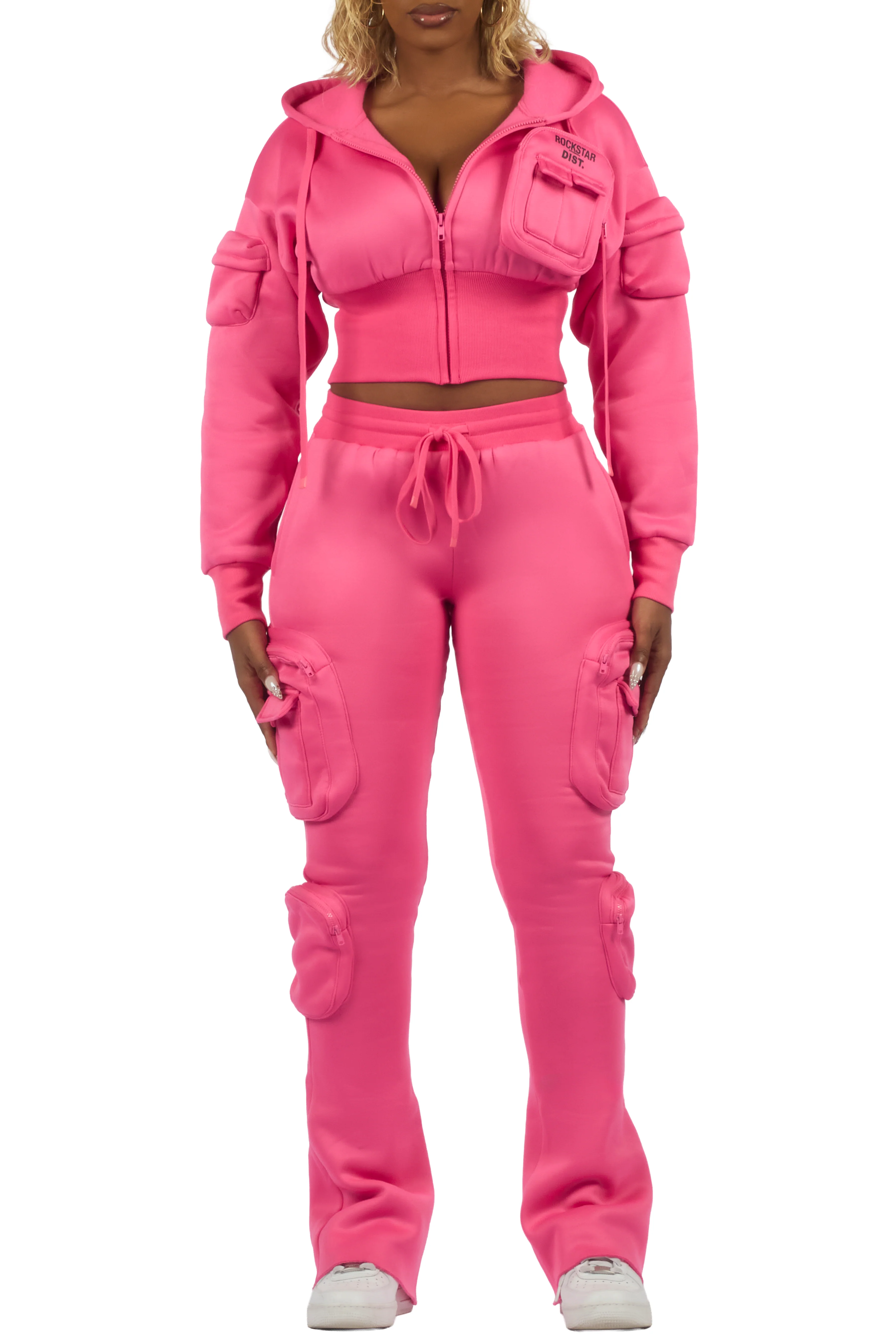 Reneikia Hot Pink Cargo Track Set - Image 10