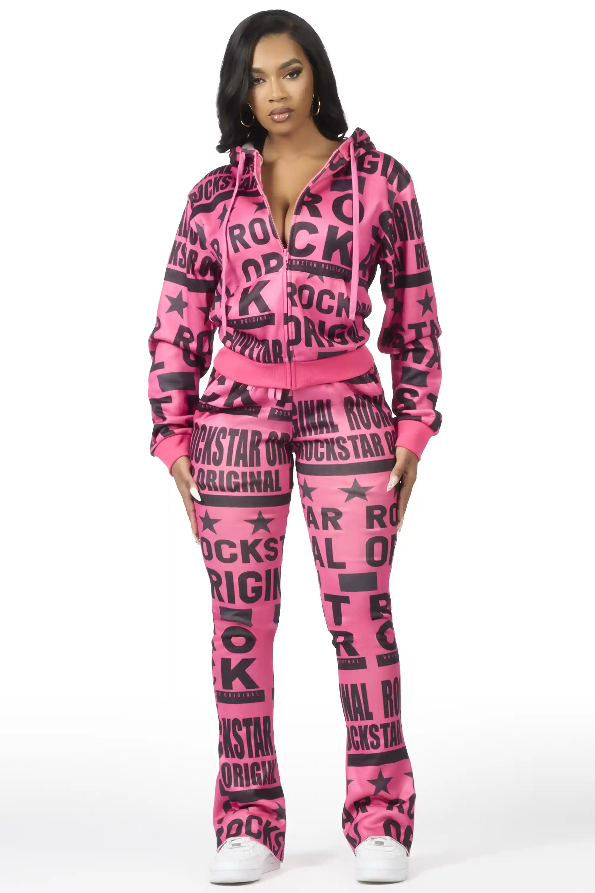 Rikelle Hot Pink Printed Track Set - Image 8