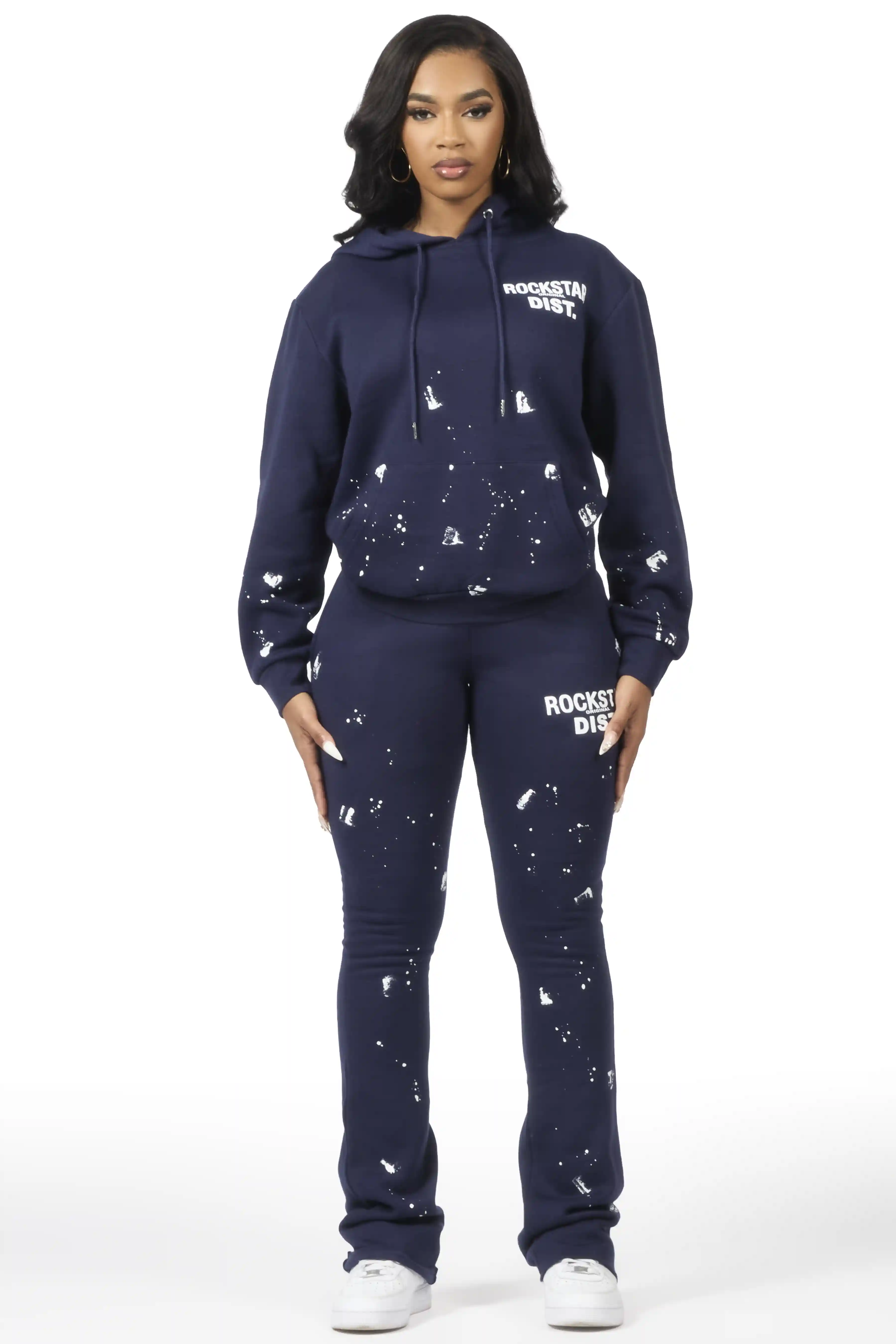 Jhalana Navy Stacked Track Set - Image 2
