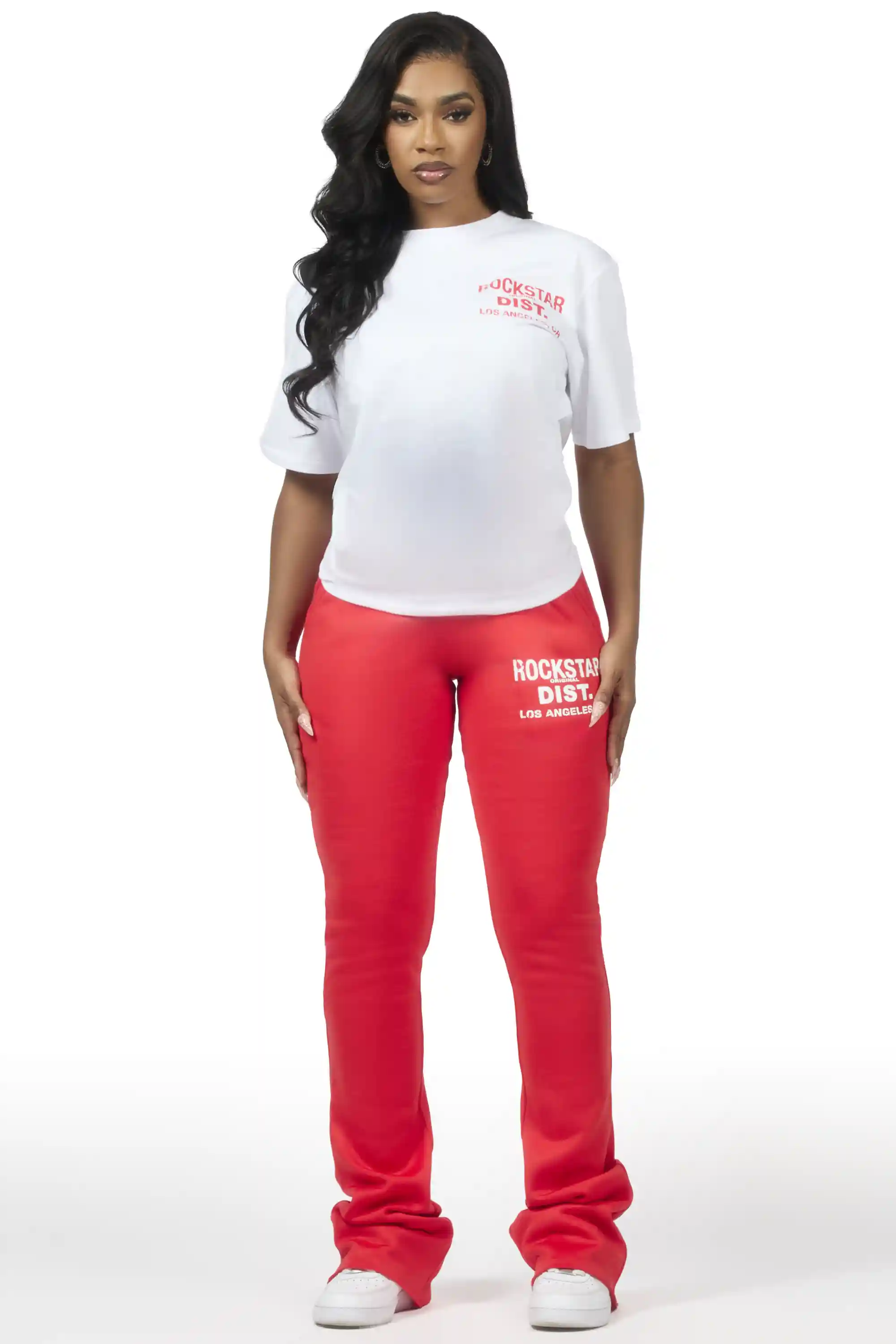 Dalasia 2.0 White/Red T-Shirt Track Set