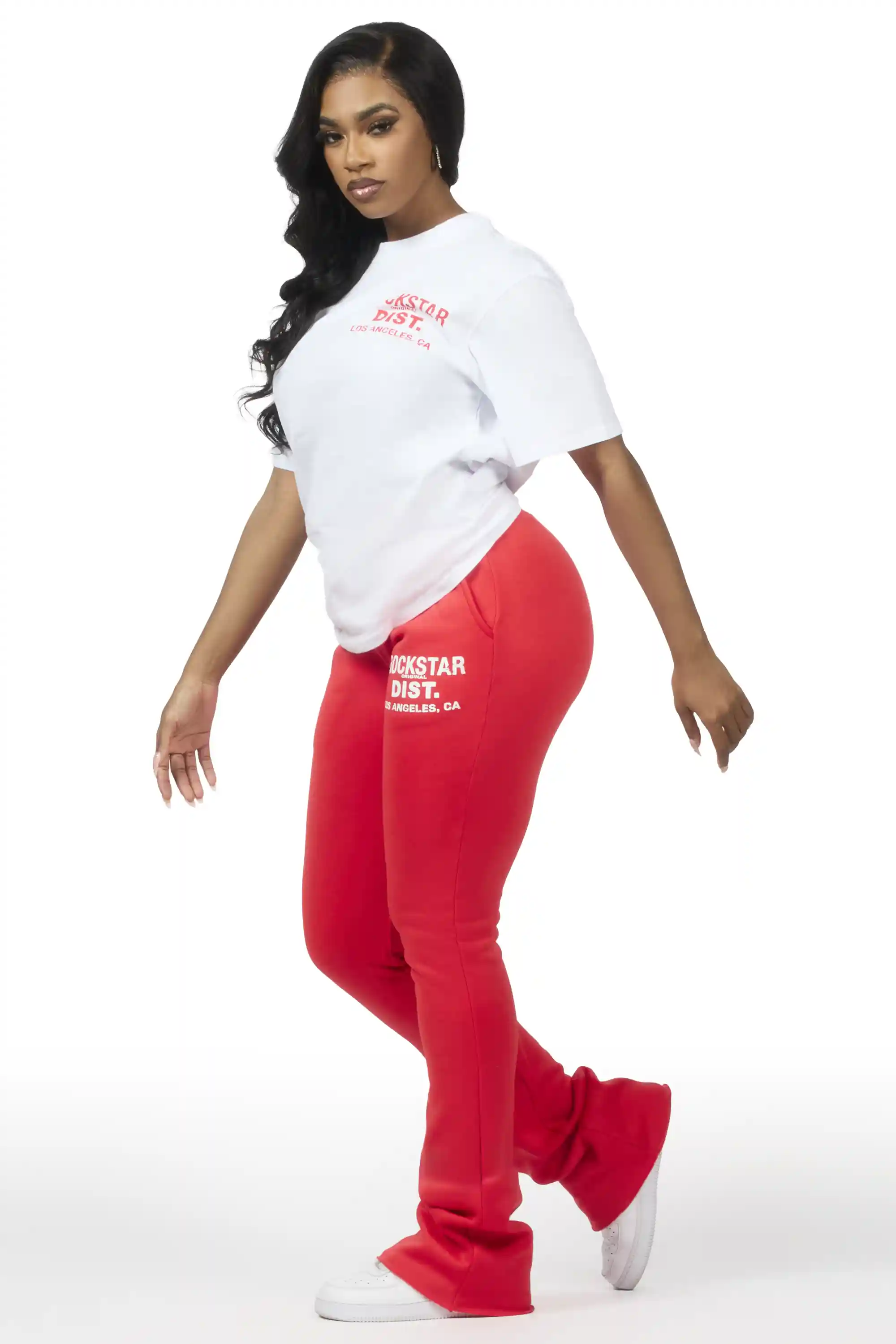 Dalasia 2.0 White/Red T-Shirt Track Set - Image 4